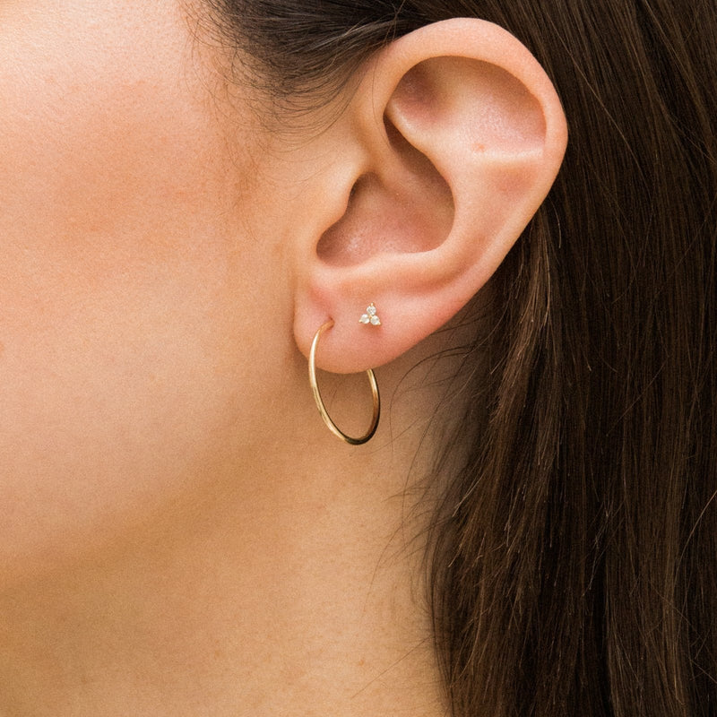 How to Wear Endless Hoop Earrings