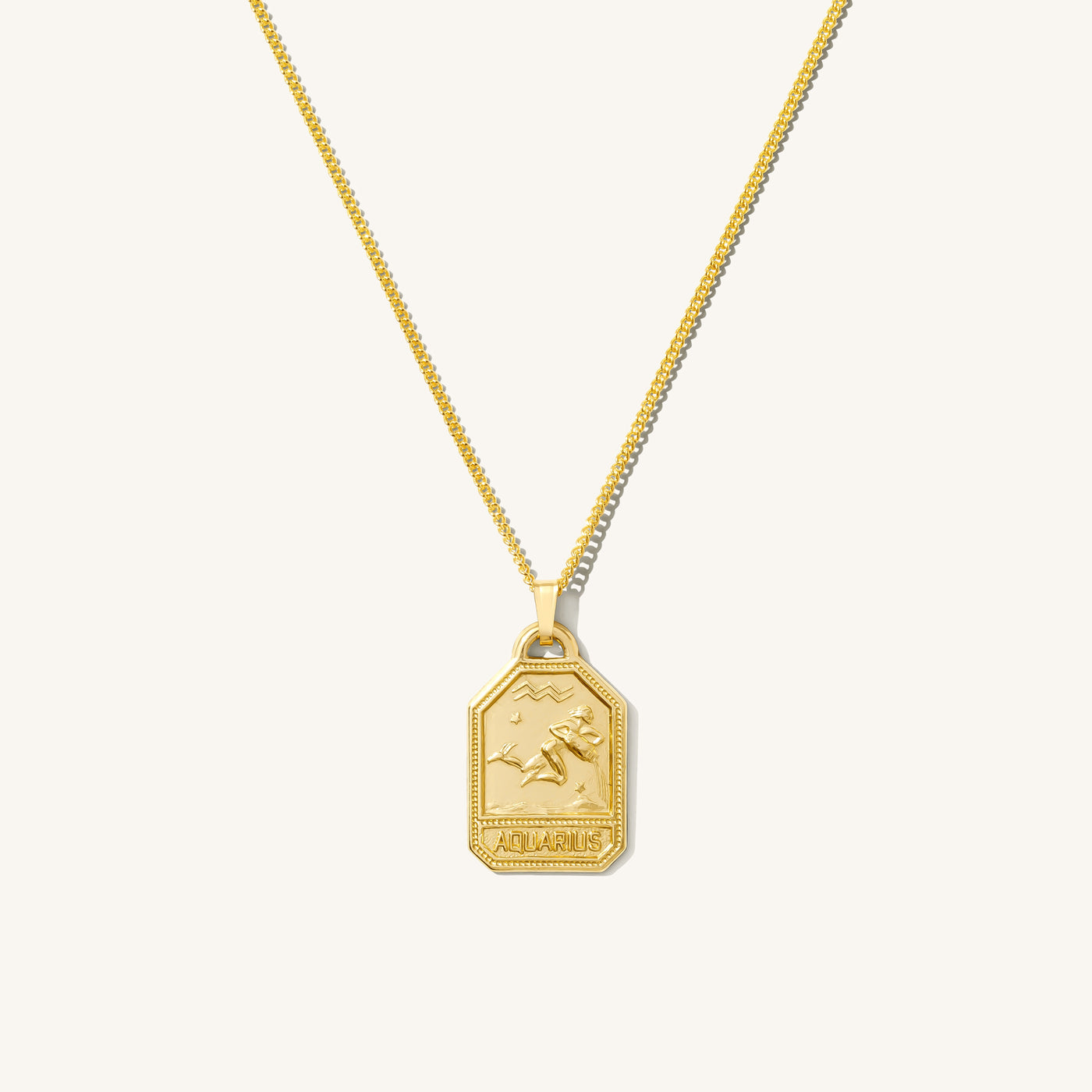 Zodiac Tag Necklace | Simple & Dainty Jewelry