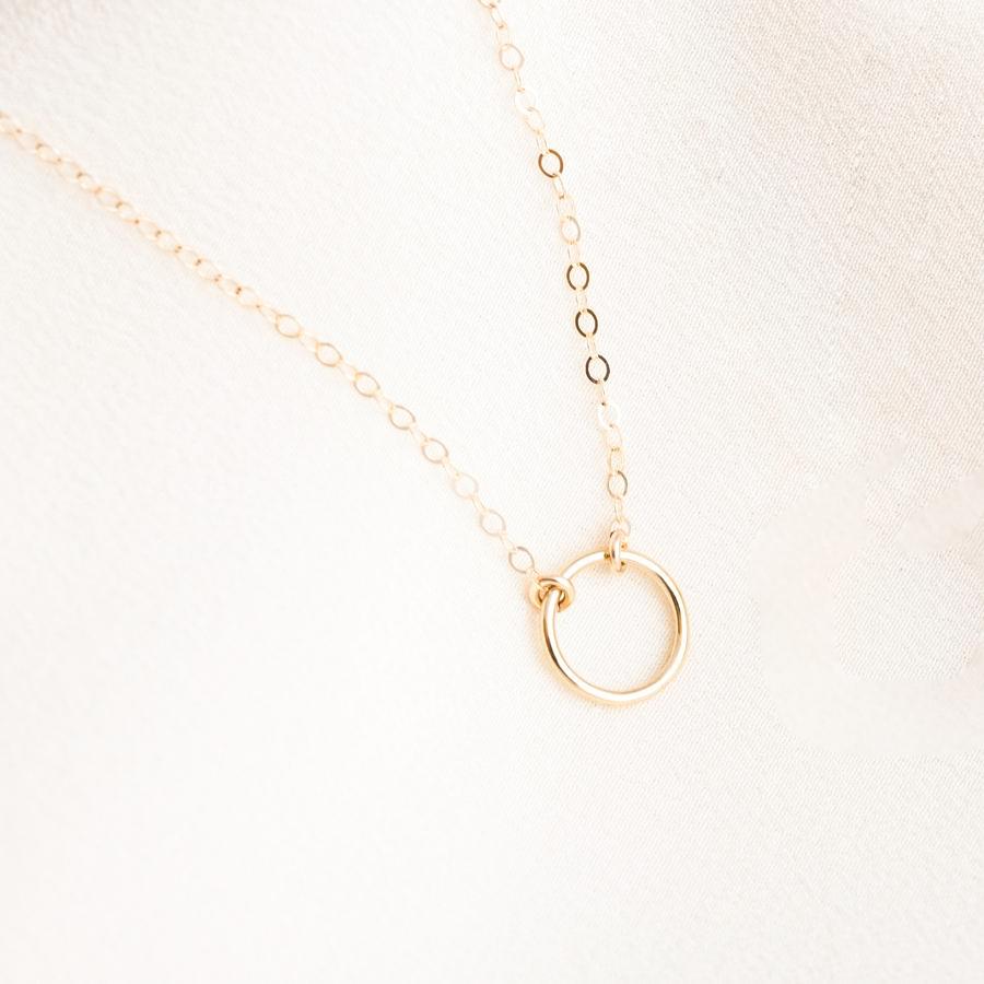 Karma Circle Necklace | Simple & Dainty Jewelry