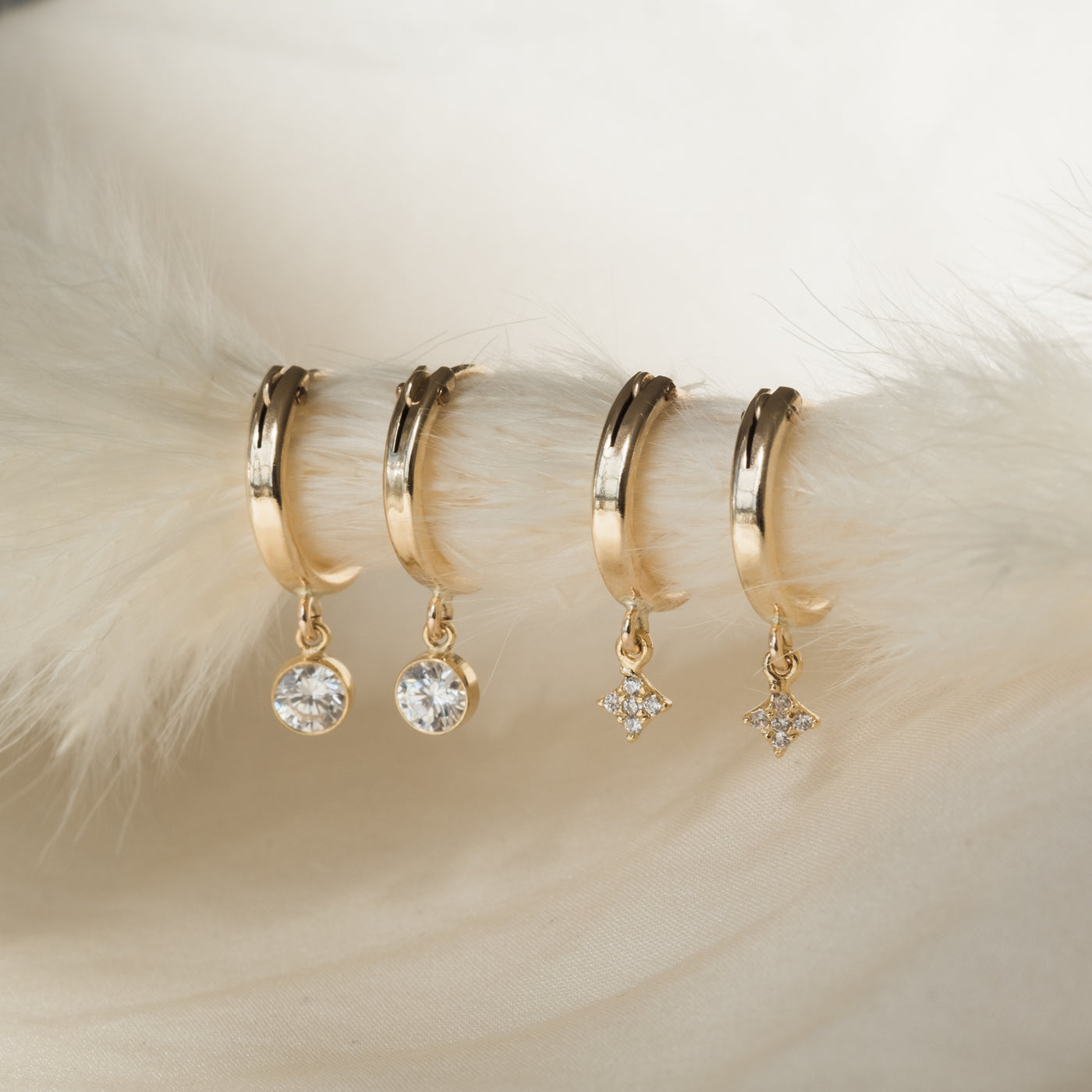 Stardust Hoop Earrings | Simple & Dainty Jewelry