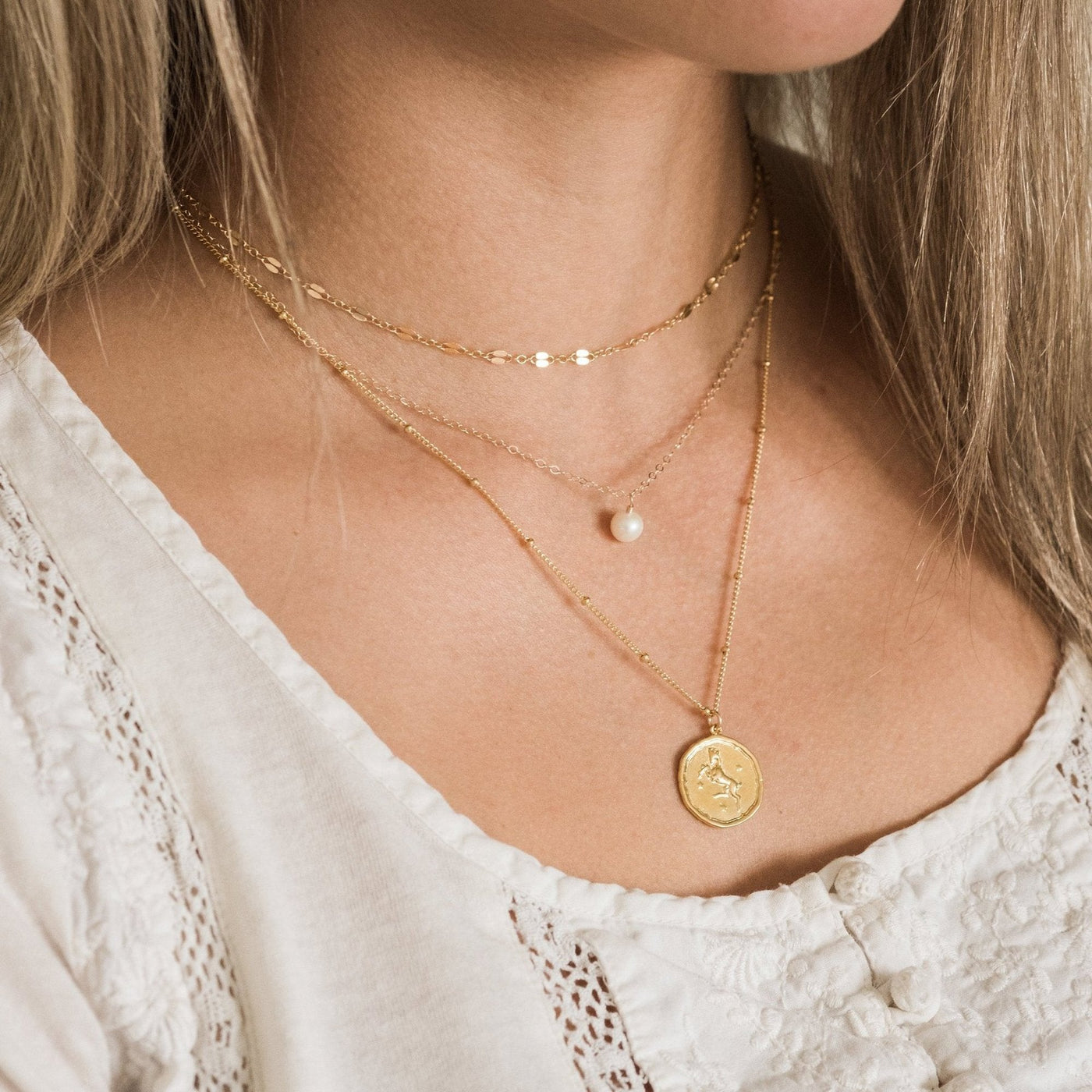 Lace Chain Necklace | Simple & Dainty