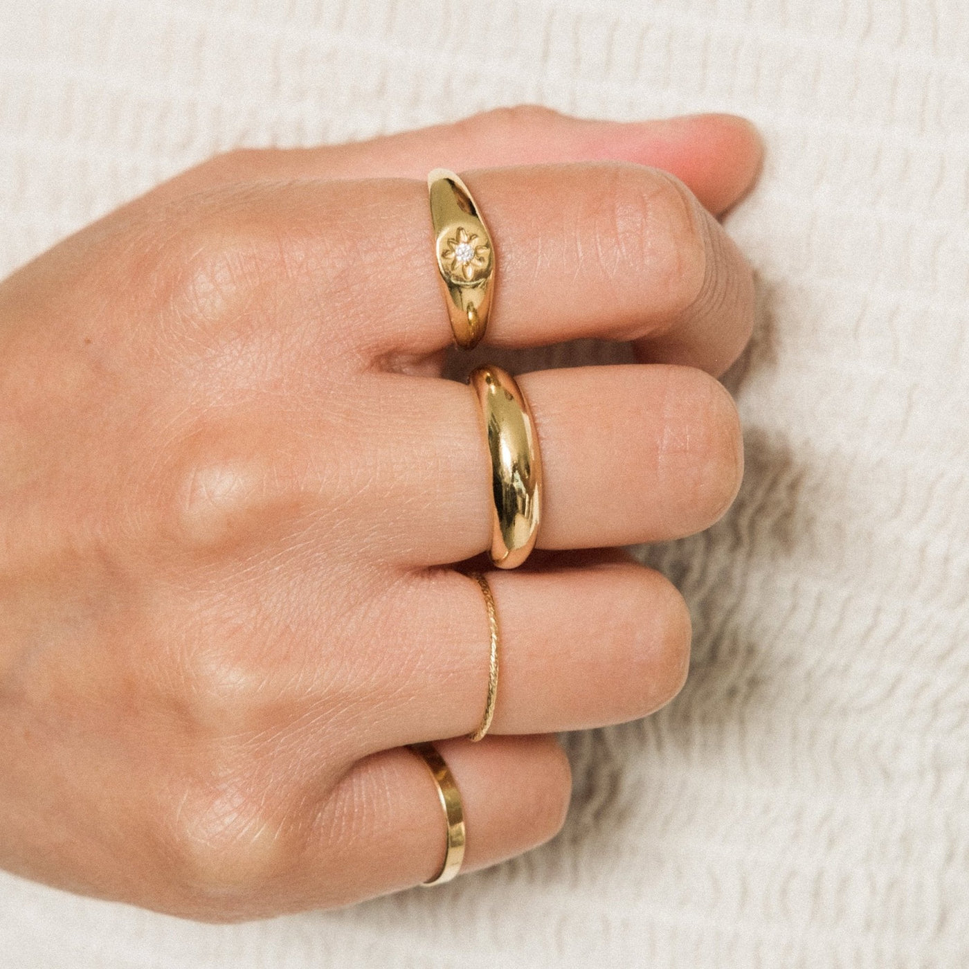 Sparkle Stacking Ring | Simple & Dainty