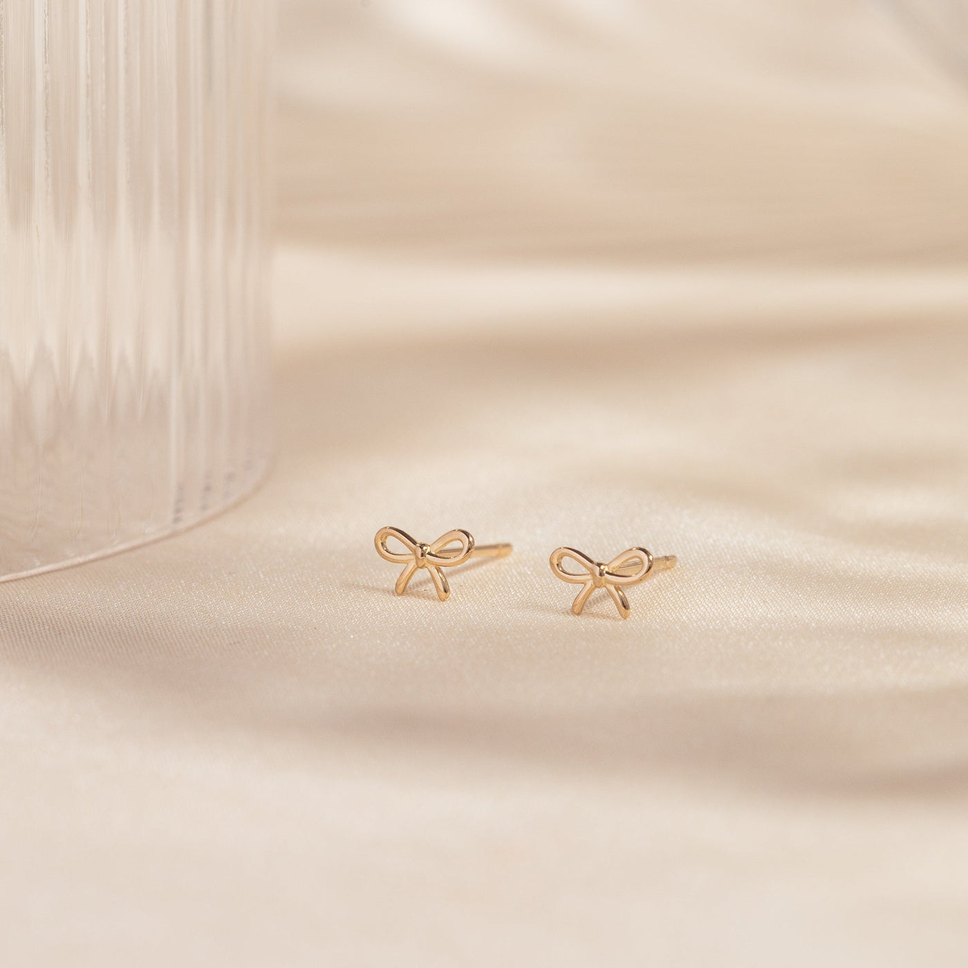 Tiny Bow Stud Earrings | Simple & Dainty Jewelry