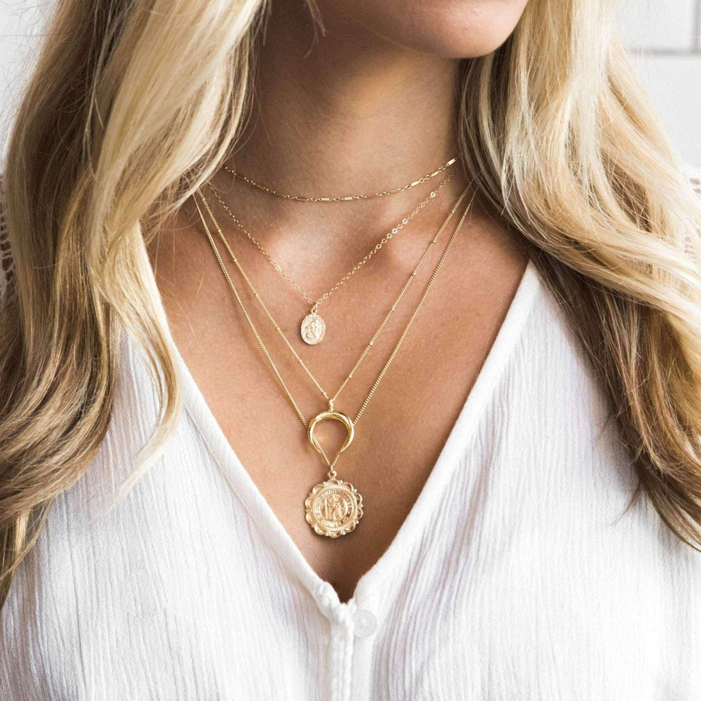 Traveler's Coin Necklace | Simple & Dainty