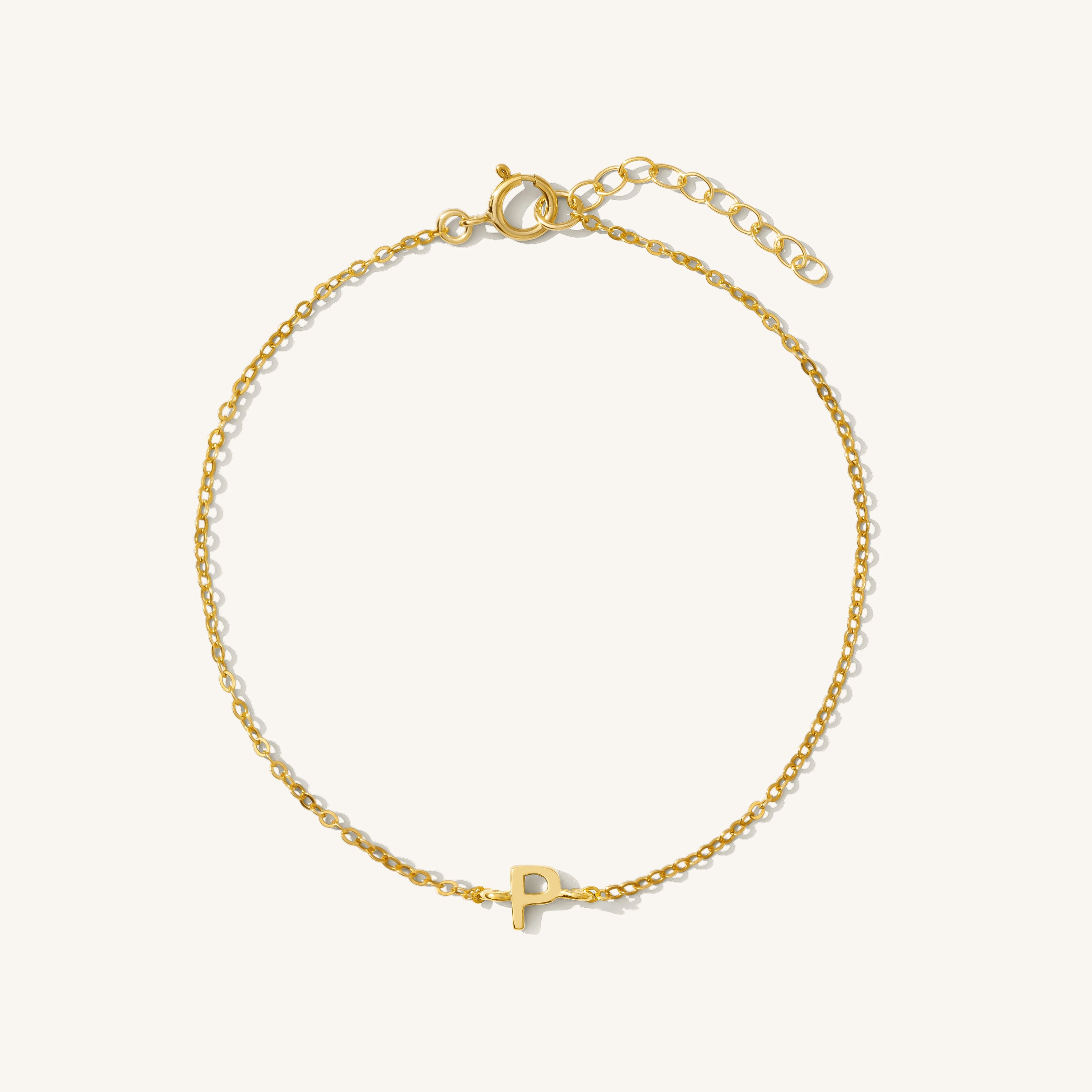 Tiny Letter Bracelet