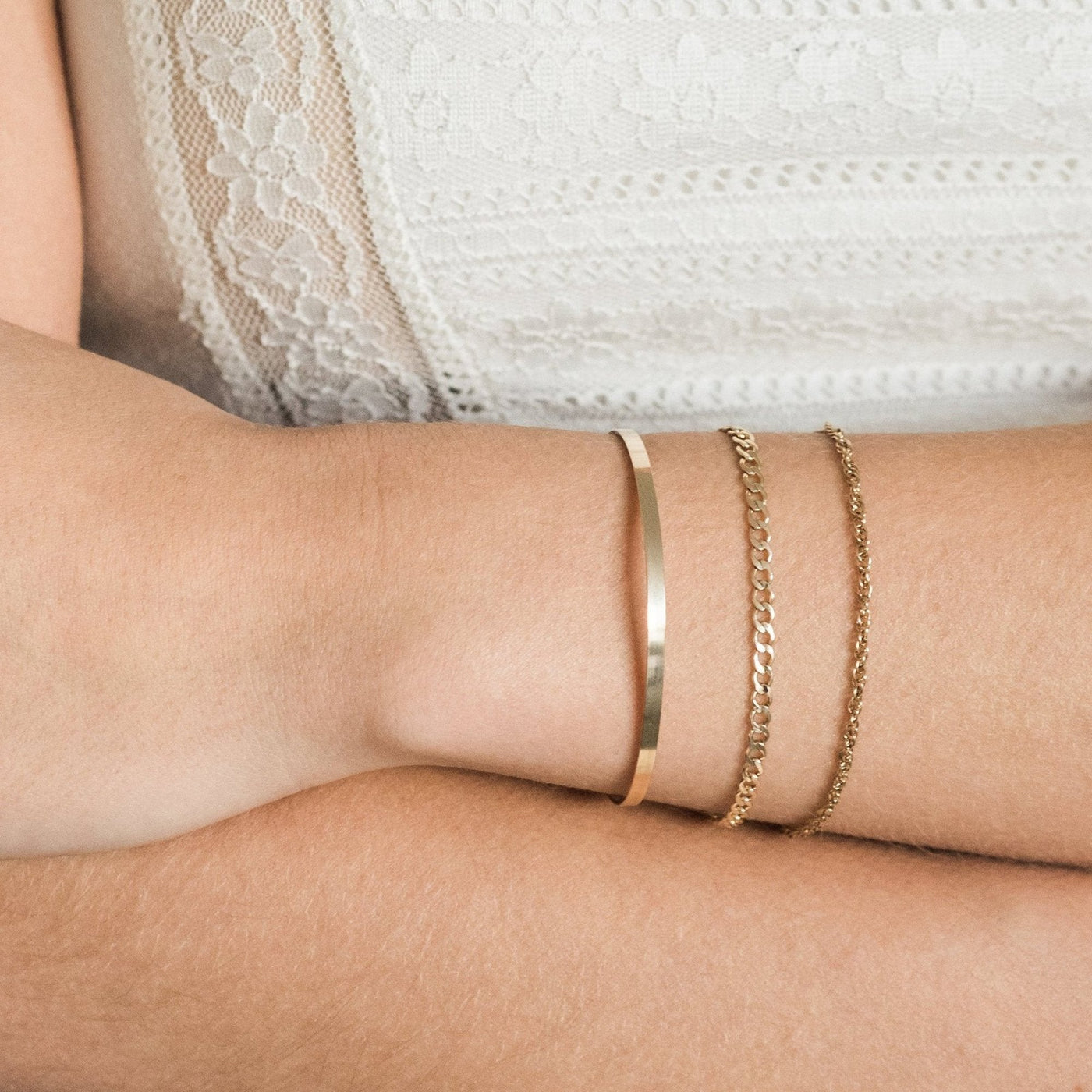 Thick Chain Bracelet | Simple & Dainty