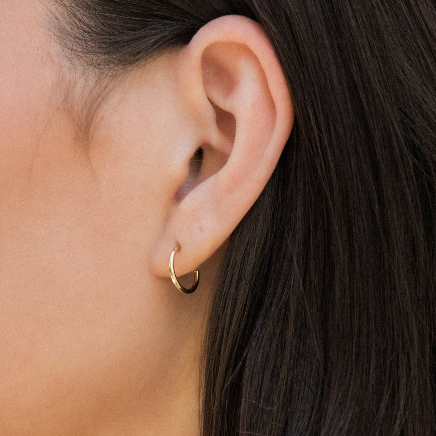 Small (12mm) Open Hoop Earrings