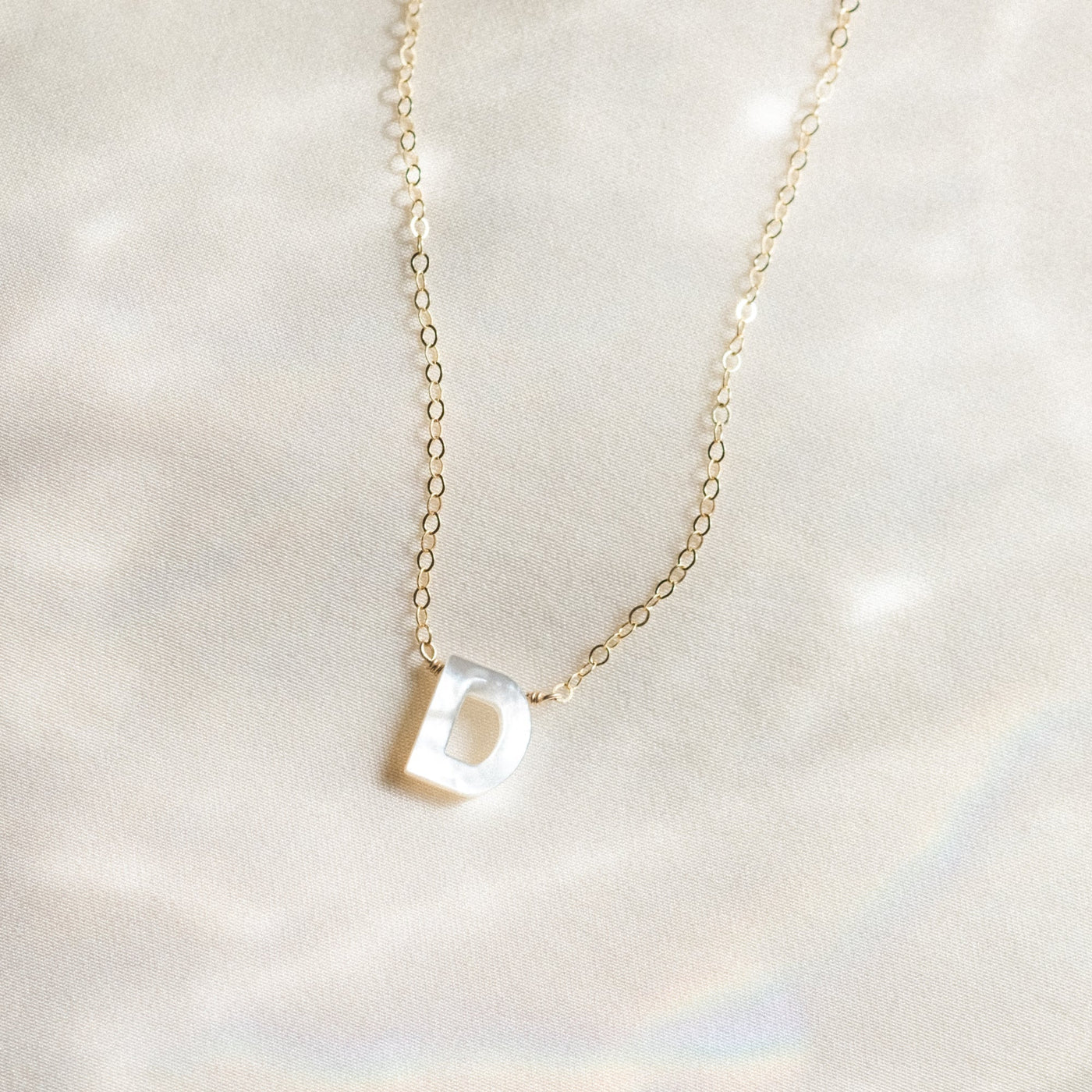 A B C D E F G H I J K L M N O P Q R S T U V W X Y Z Pearl Initial Necklace
