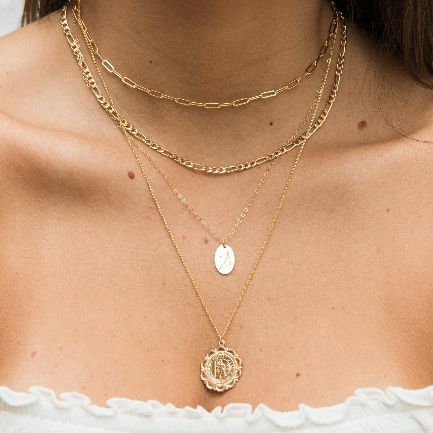 Thick Figaro Chain Necklace | Simple & Dainty Jewelry