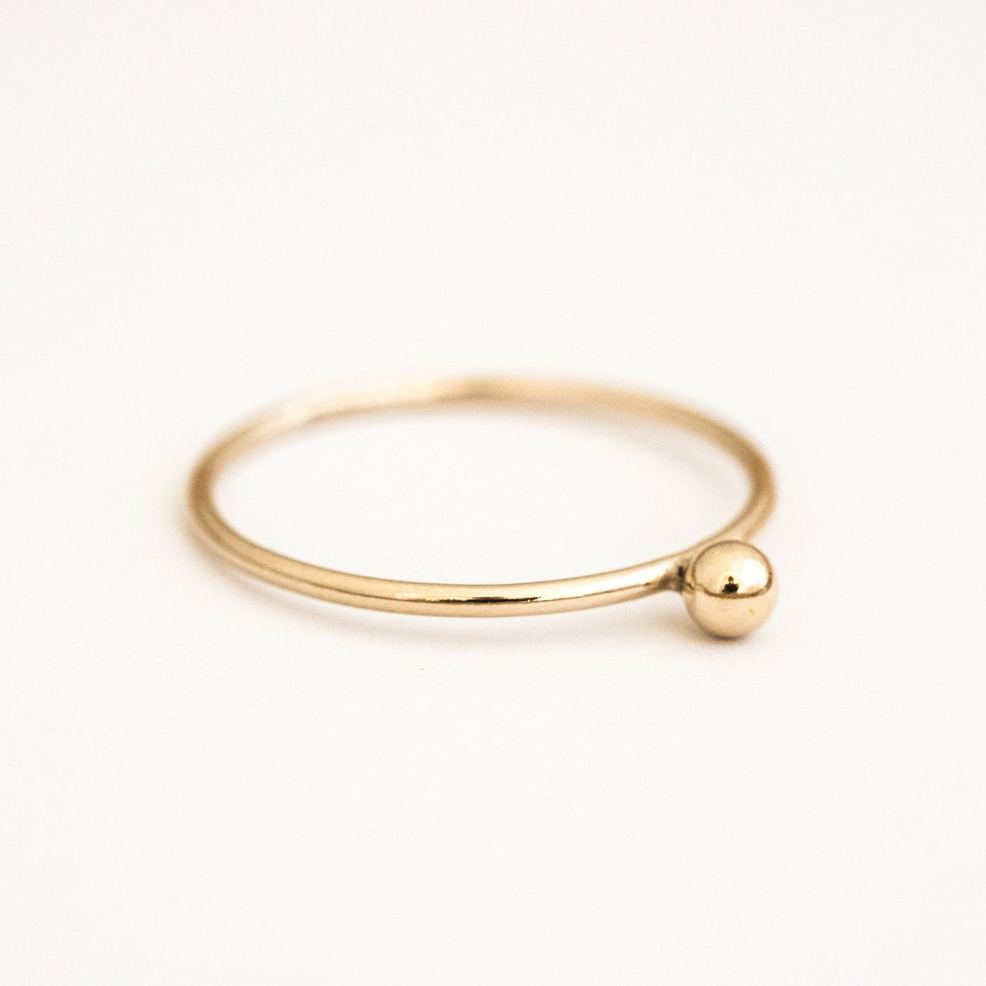 Tiny Ball Ring by Simple & Dainty Jewelry