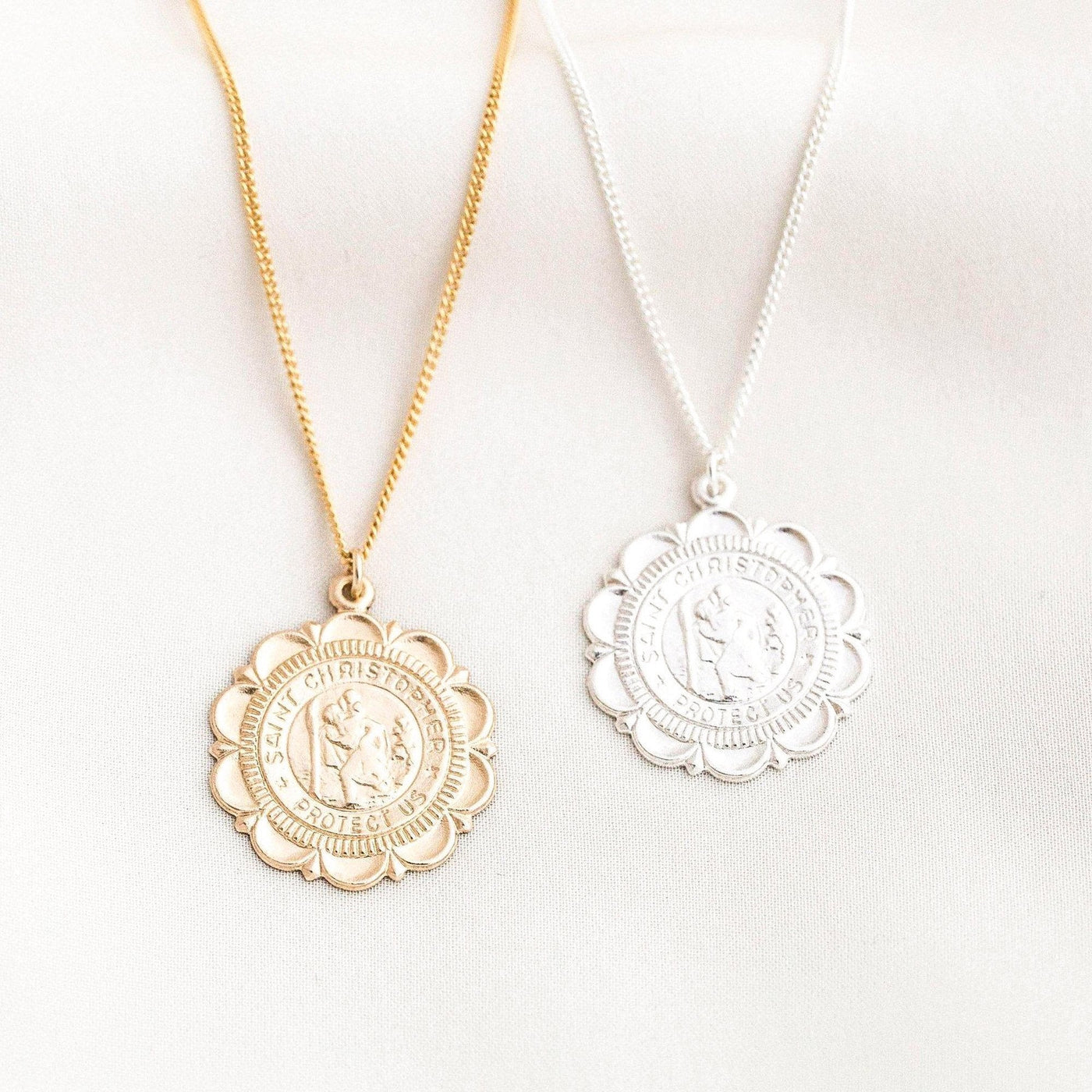 Traveler's Coin Necklace by Simple & Dainty Jewelry