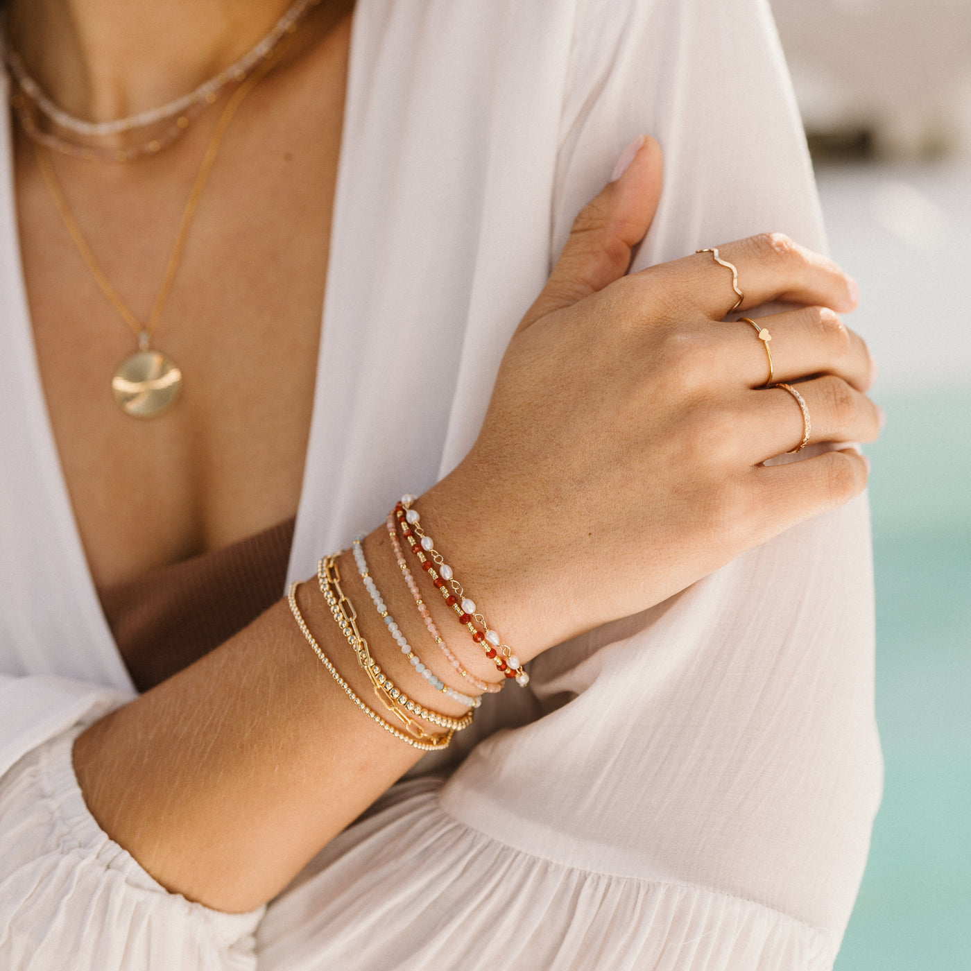 Pearl Chain Bracelet