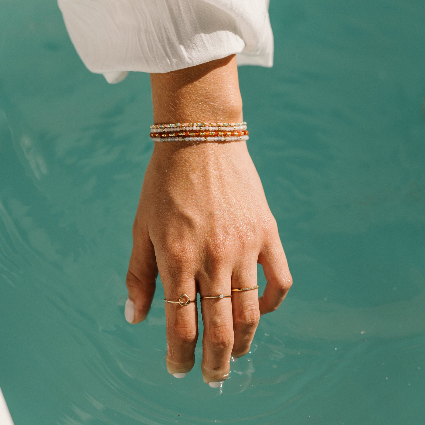 Pavé CZ Stacking Ring