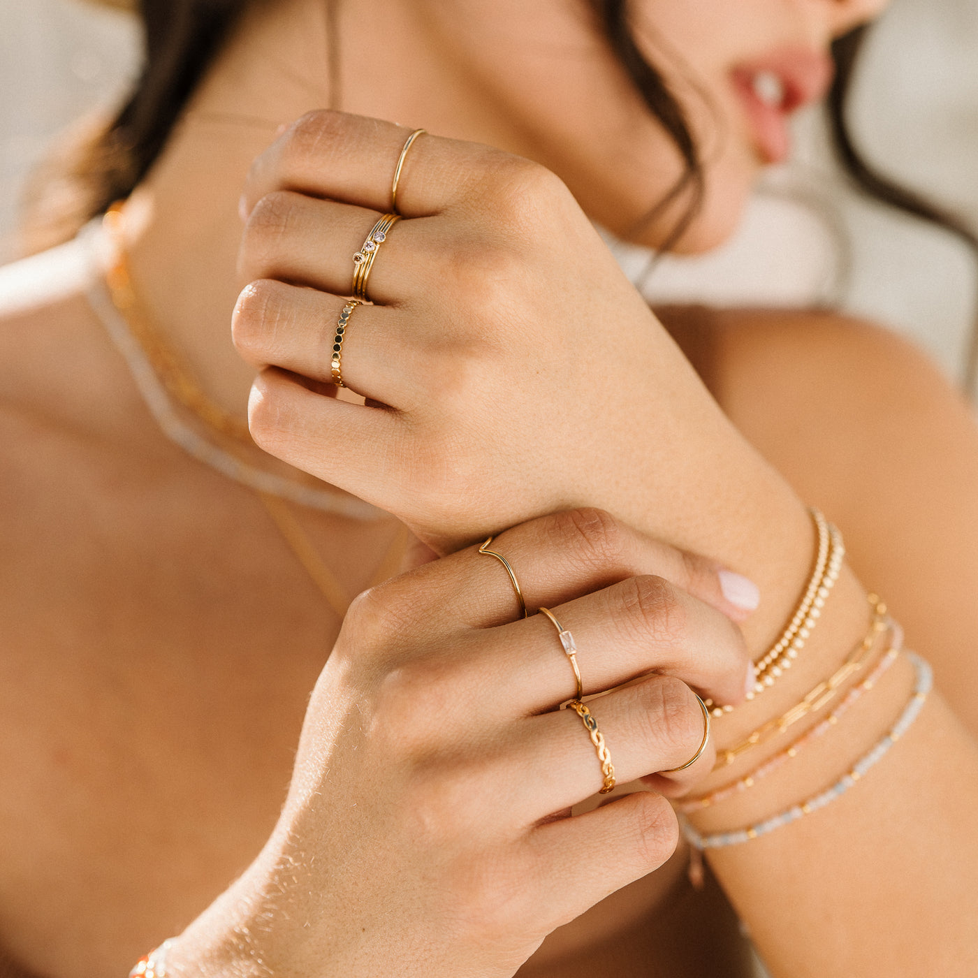 Dainty Baguette Ring