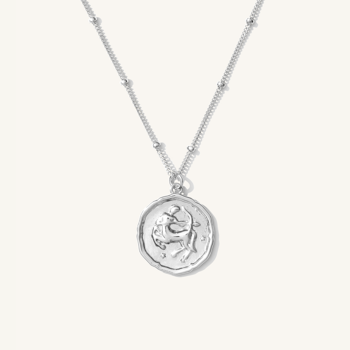 Sagittarius Zodiac Coin Necklace