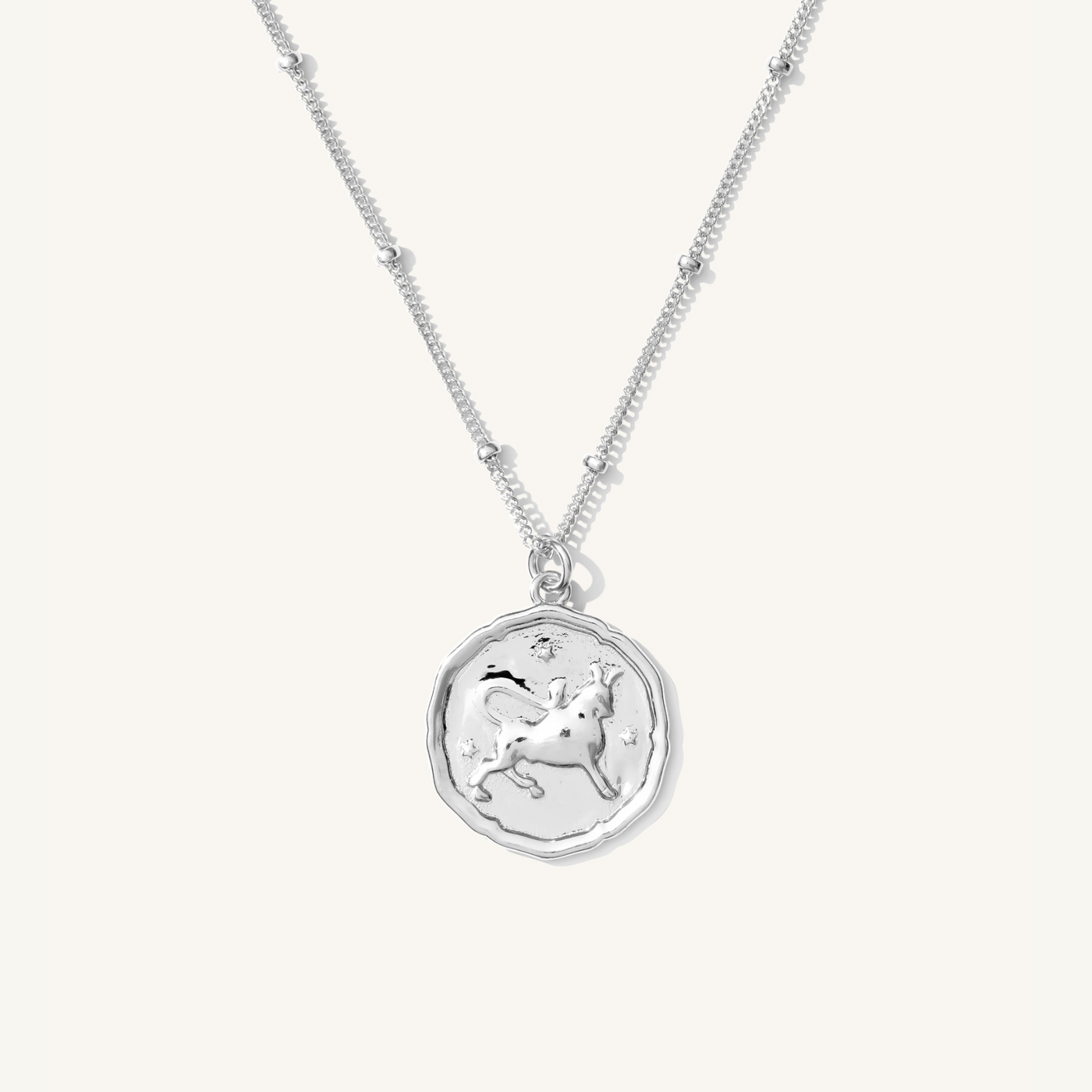 Taurus Zodiac Coin Necklace