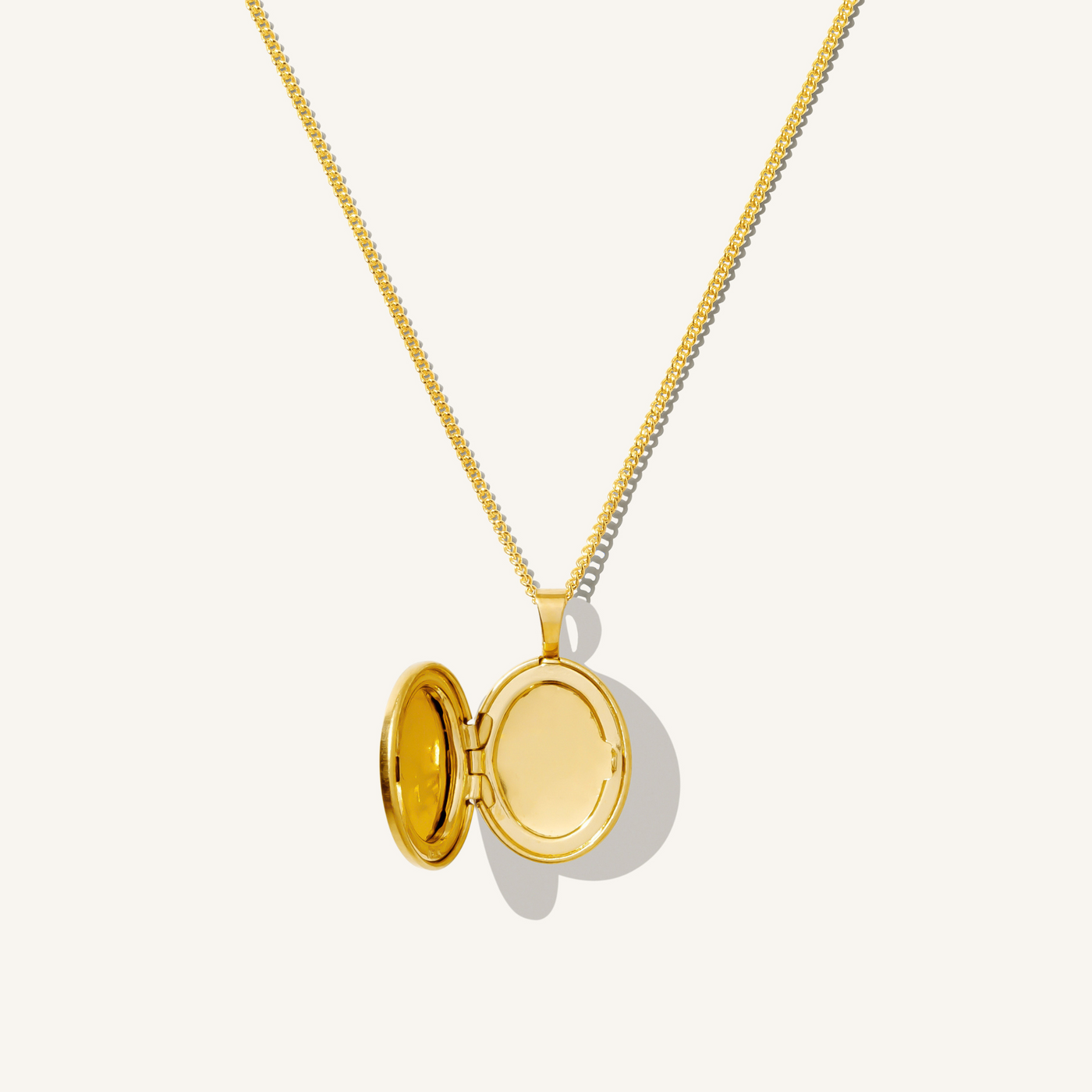 Gold Filled | Oval Locket Necklace