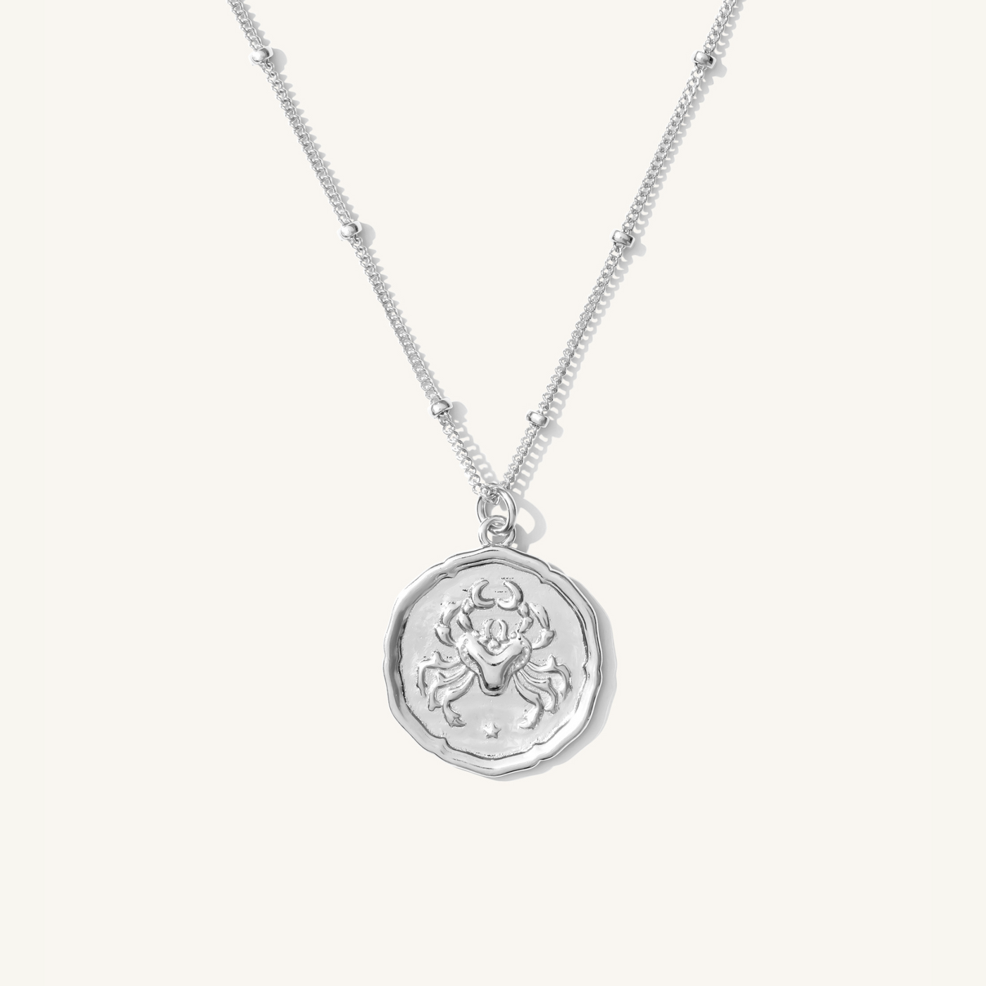 Cancer Zodiac Coin Necklace