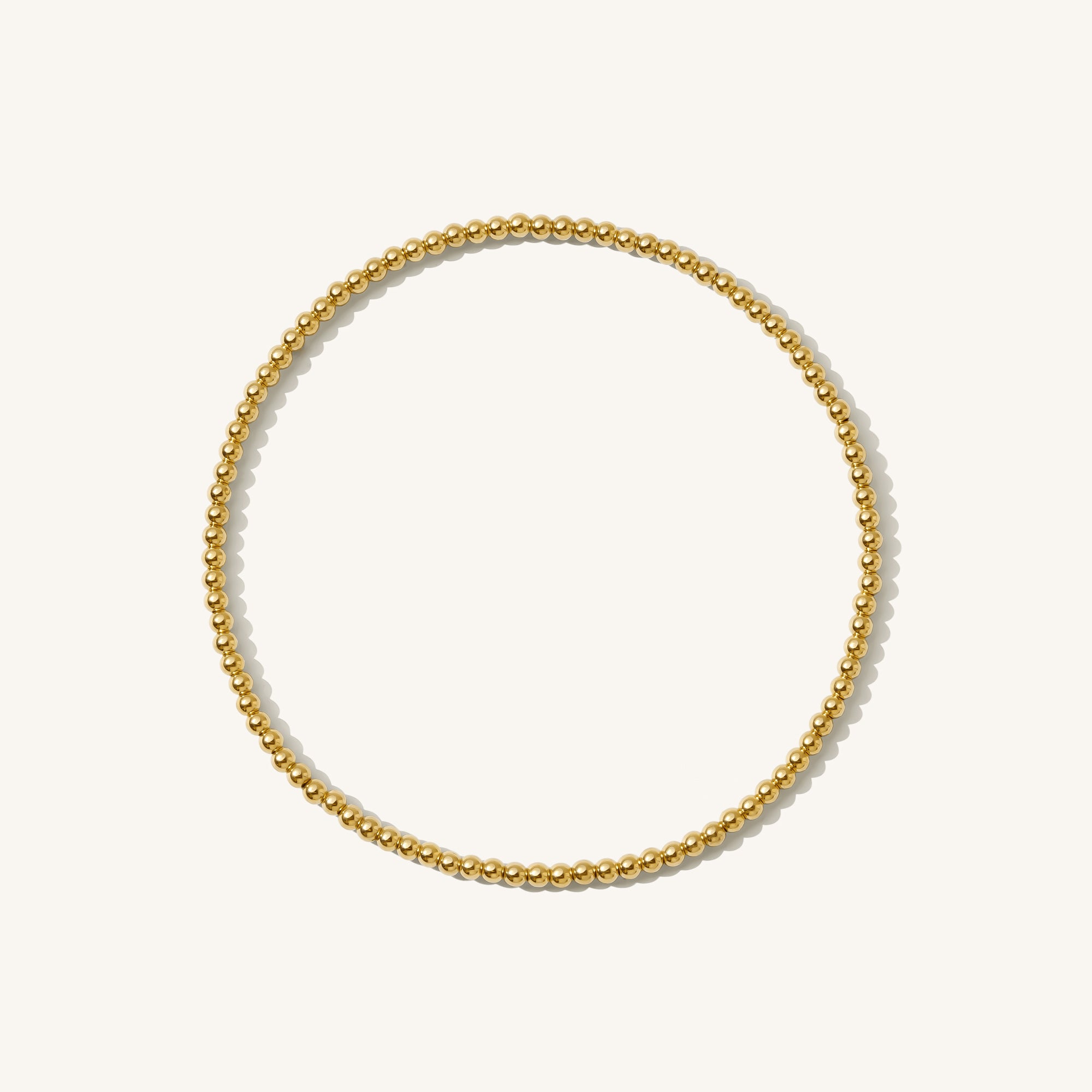 5mm Thin Brass Chain Bracelet