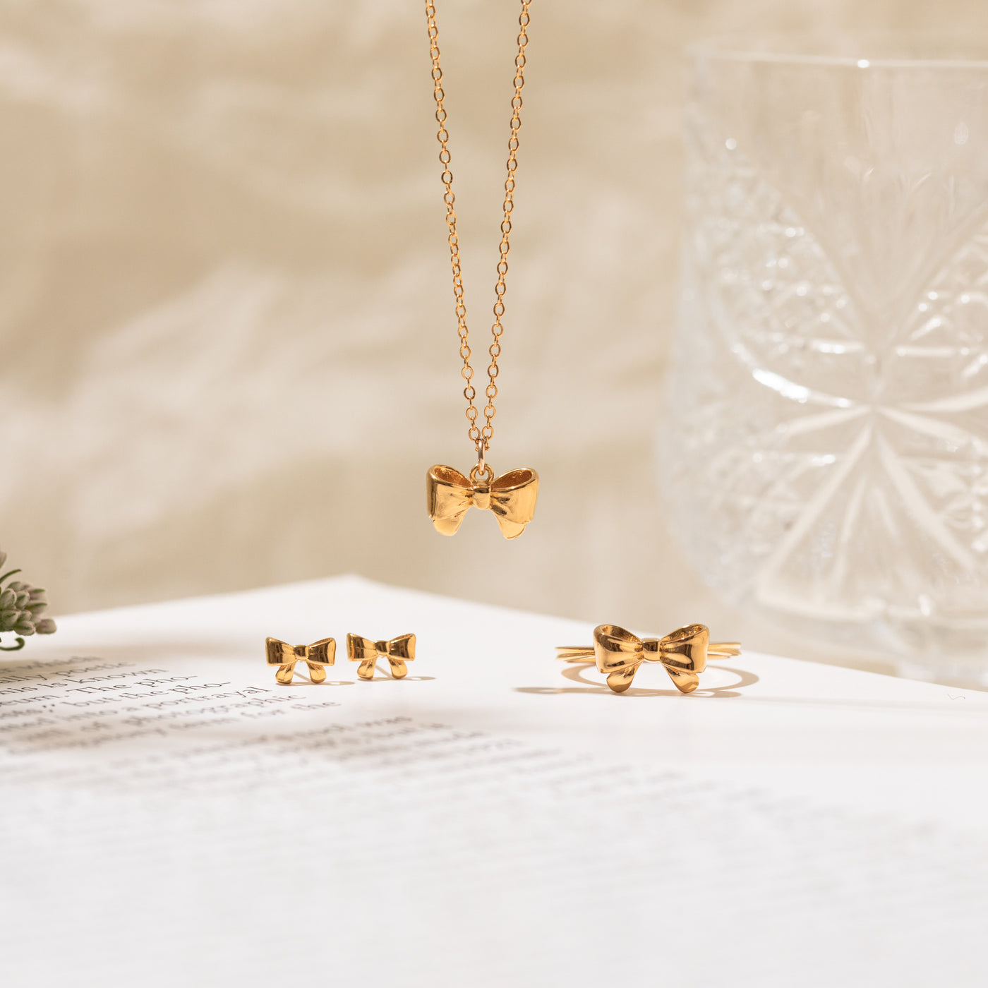 Ribbon Bow Necklace | Simple & Dainty Jewelry