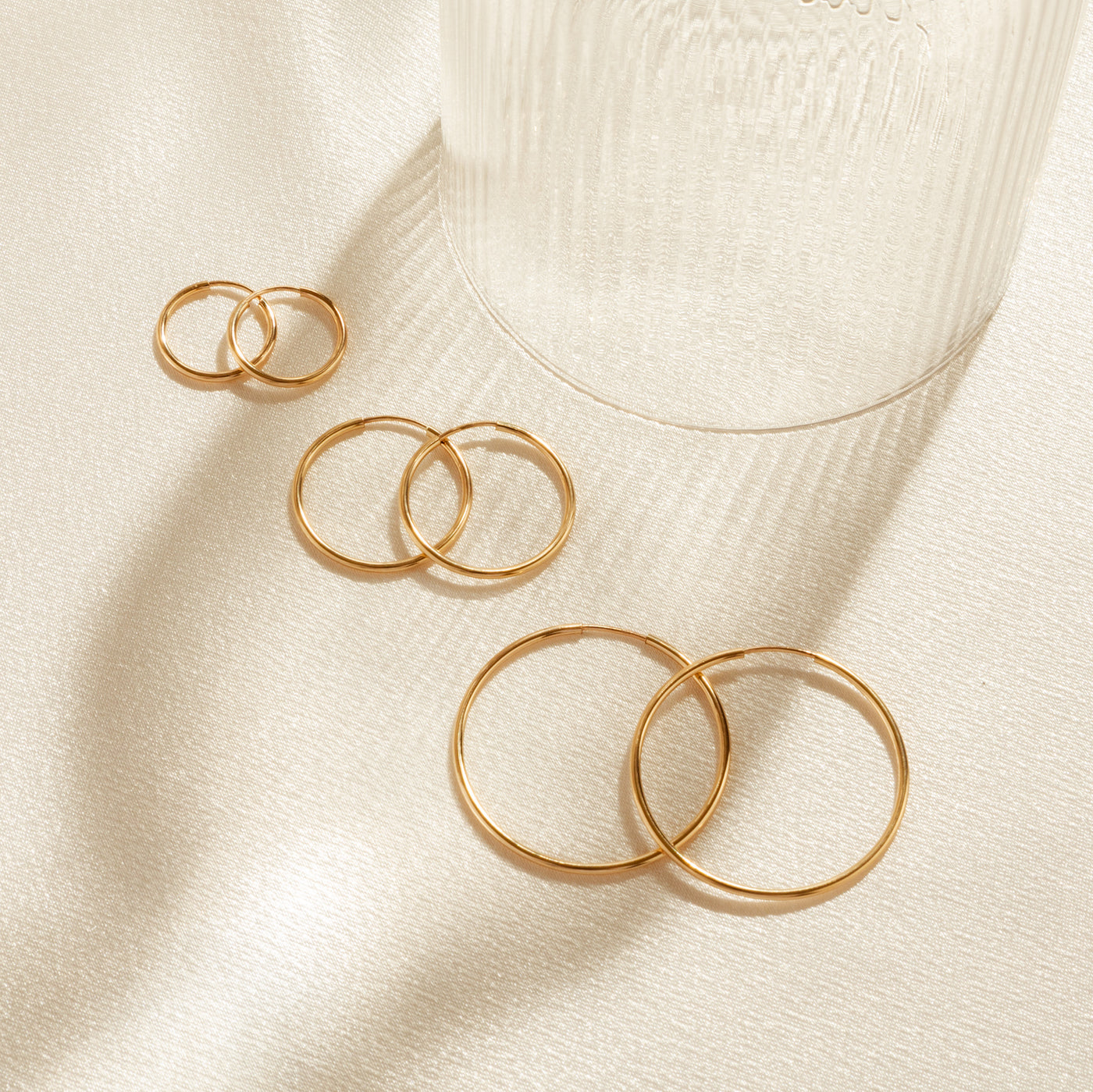 Thin Hoop Earrings
