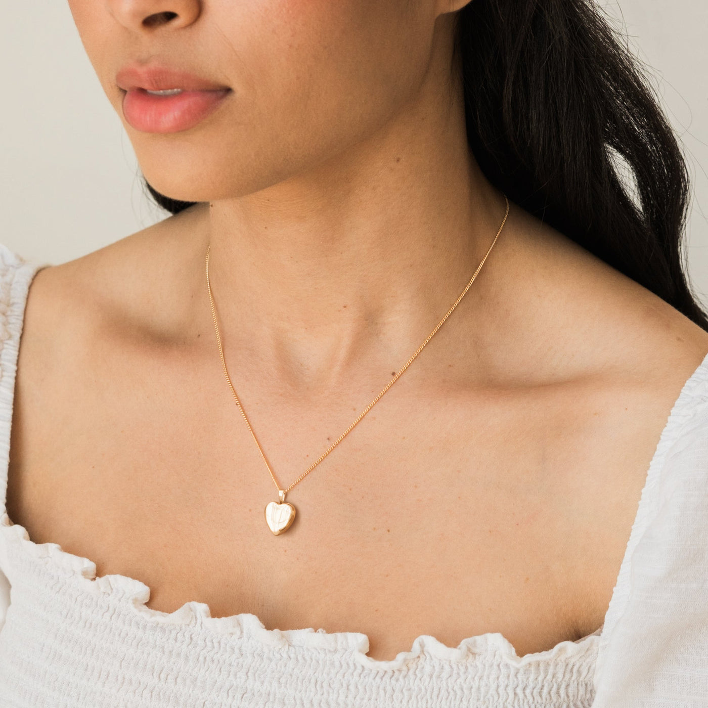 Heart Locket Necklace | Simple & Dainty Jewelry