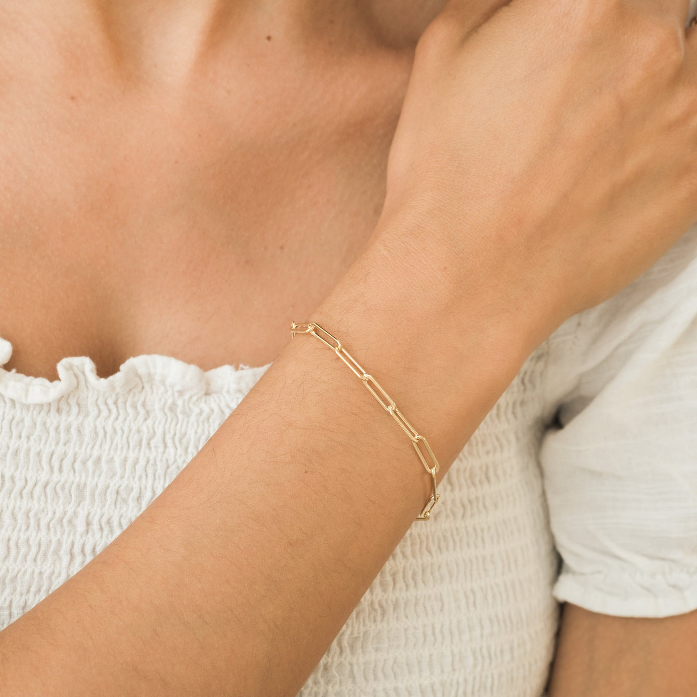 Chunky Paperclip Bracelet | Simple & Dainty Jewelry