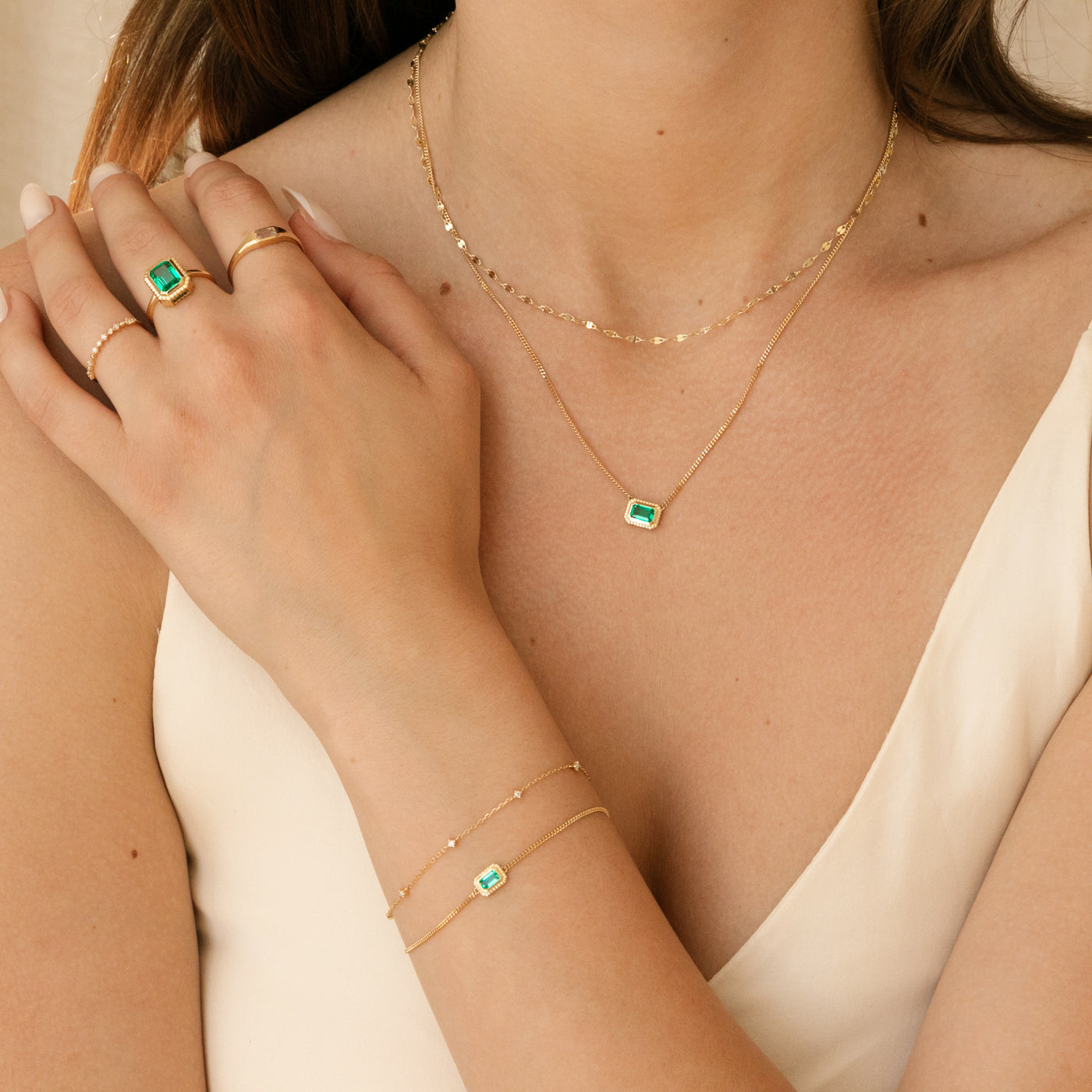 Dainty Diamond Station Bracelet - Reversible | Simple & Dainty Jewelry