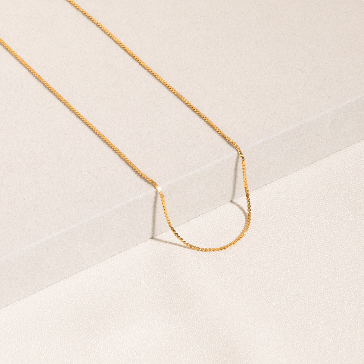Dainty Serpentine Chain Necklace
