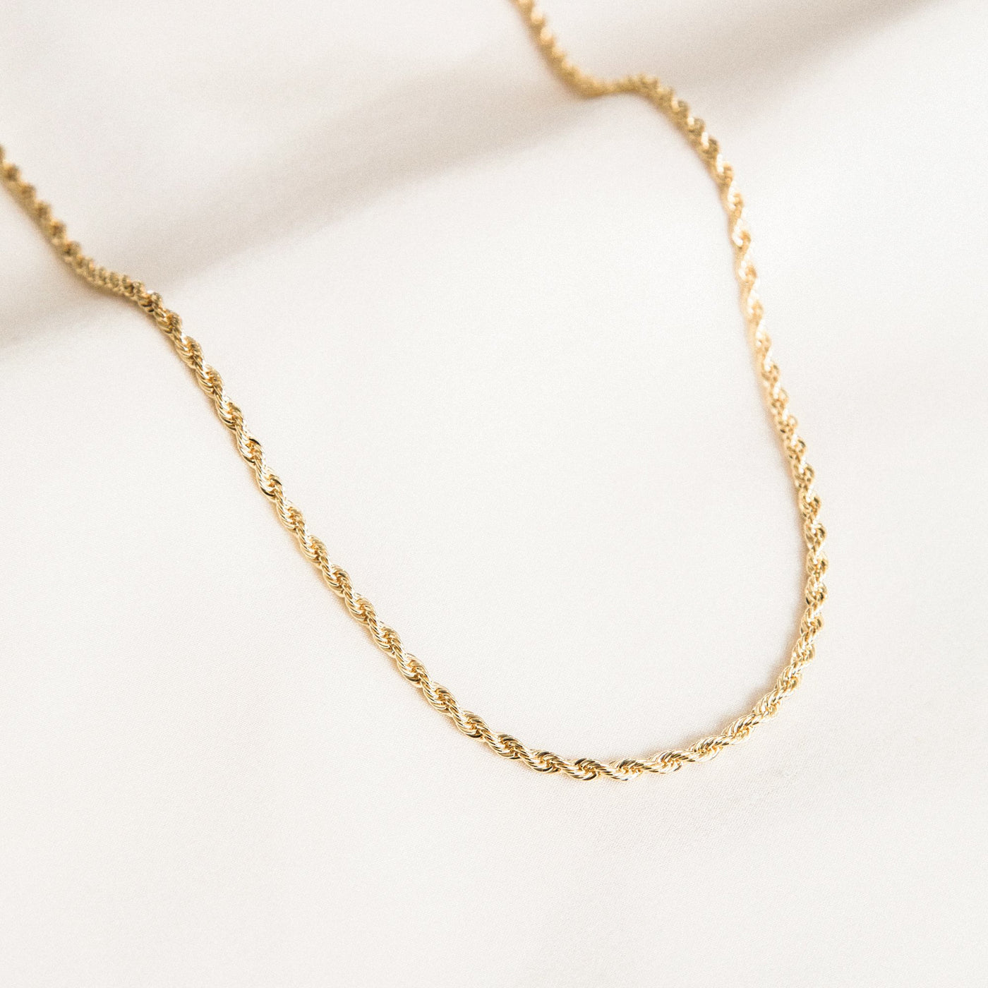 Chunky Rope Chain Necklace | Simple & Dainty Jewelry