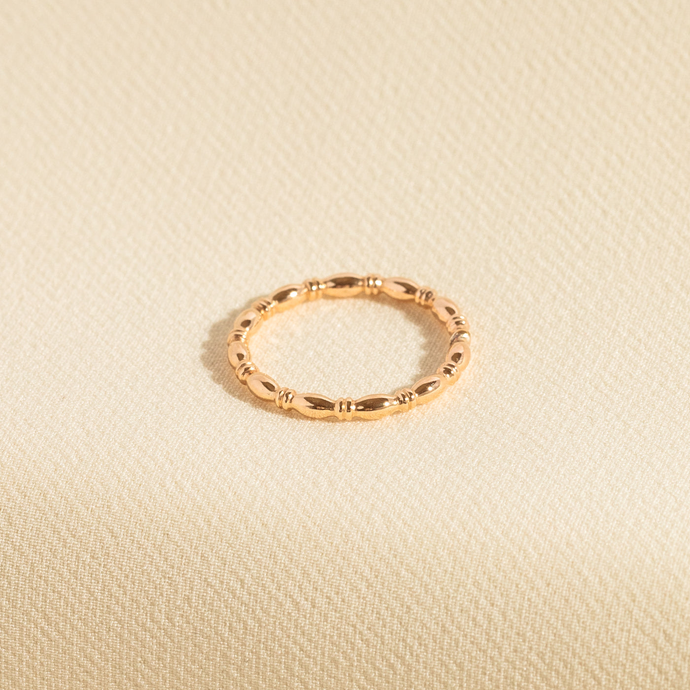 Dainty Oval Bead Ring | Simple & Dainty Jewelry