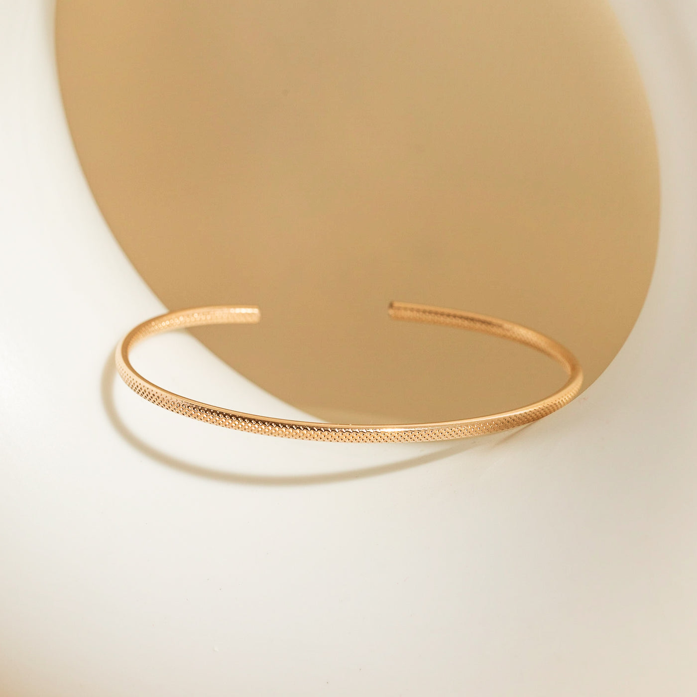 Textured Cuff Bracelet | Simple & Dainty Jewelry