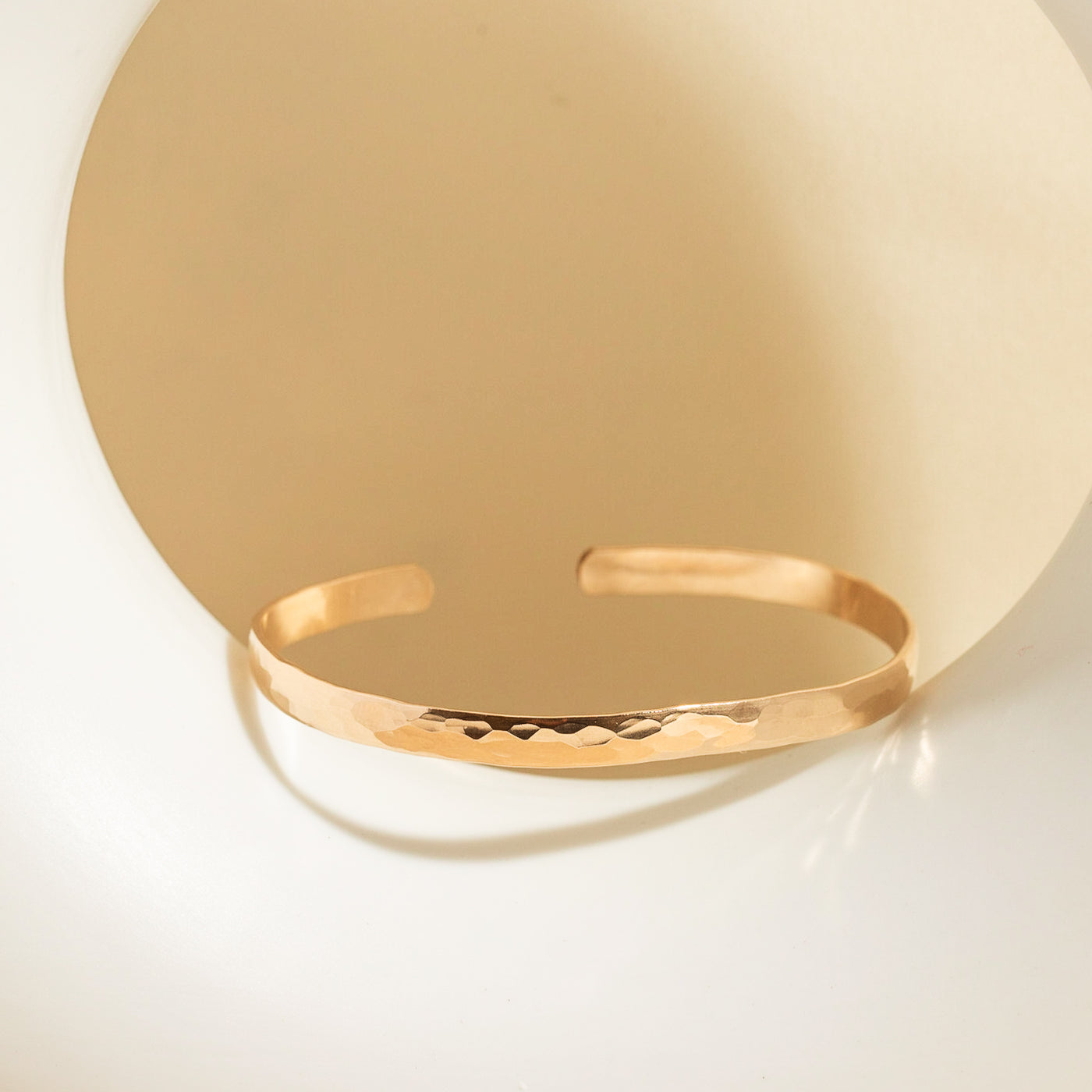 Hammered Statement Cuff Bracelet | Simple & Dainty Jewelry