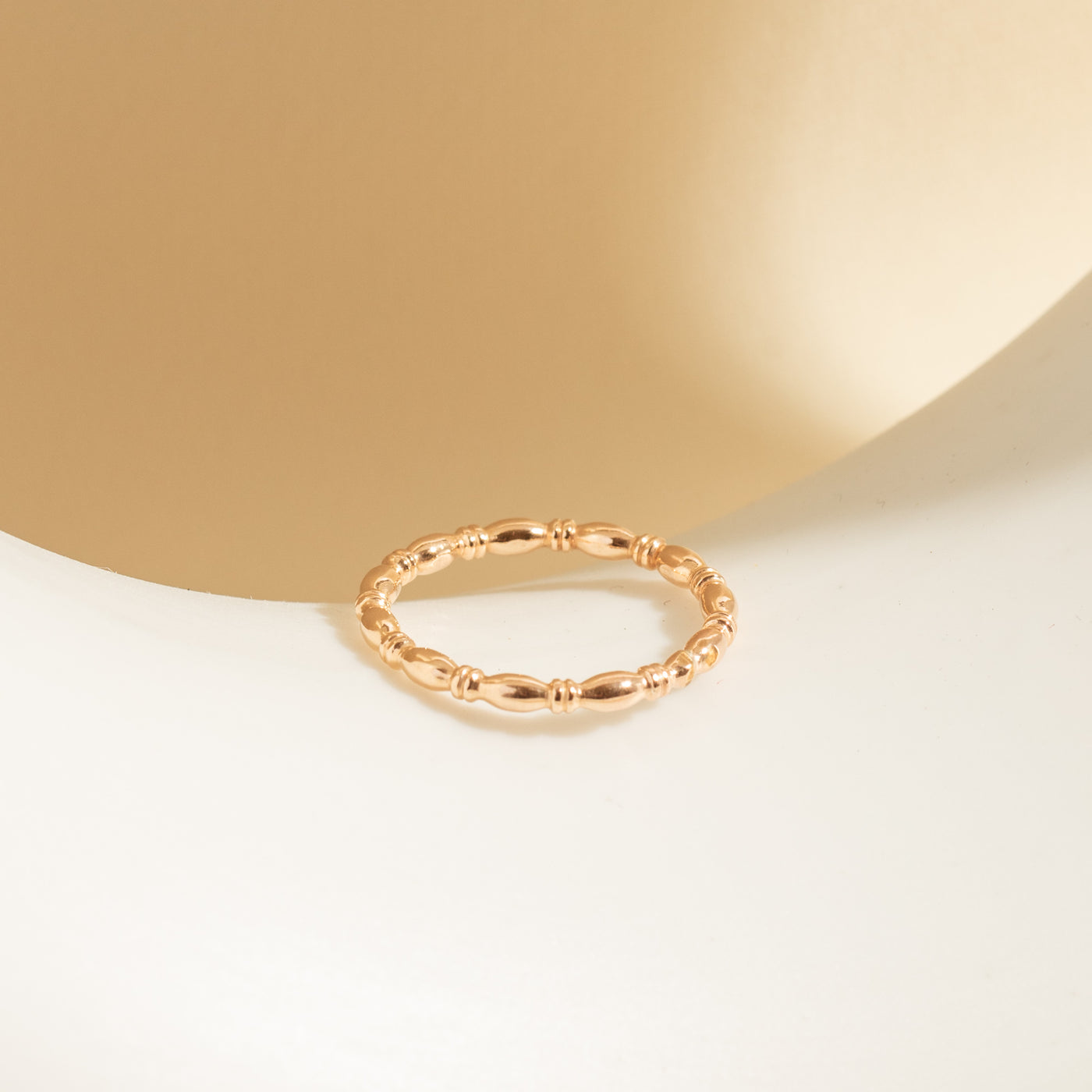 Dainty Oval Bead Ring | Simple & Dainty Jewelry