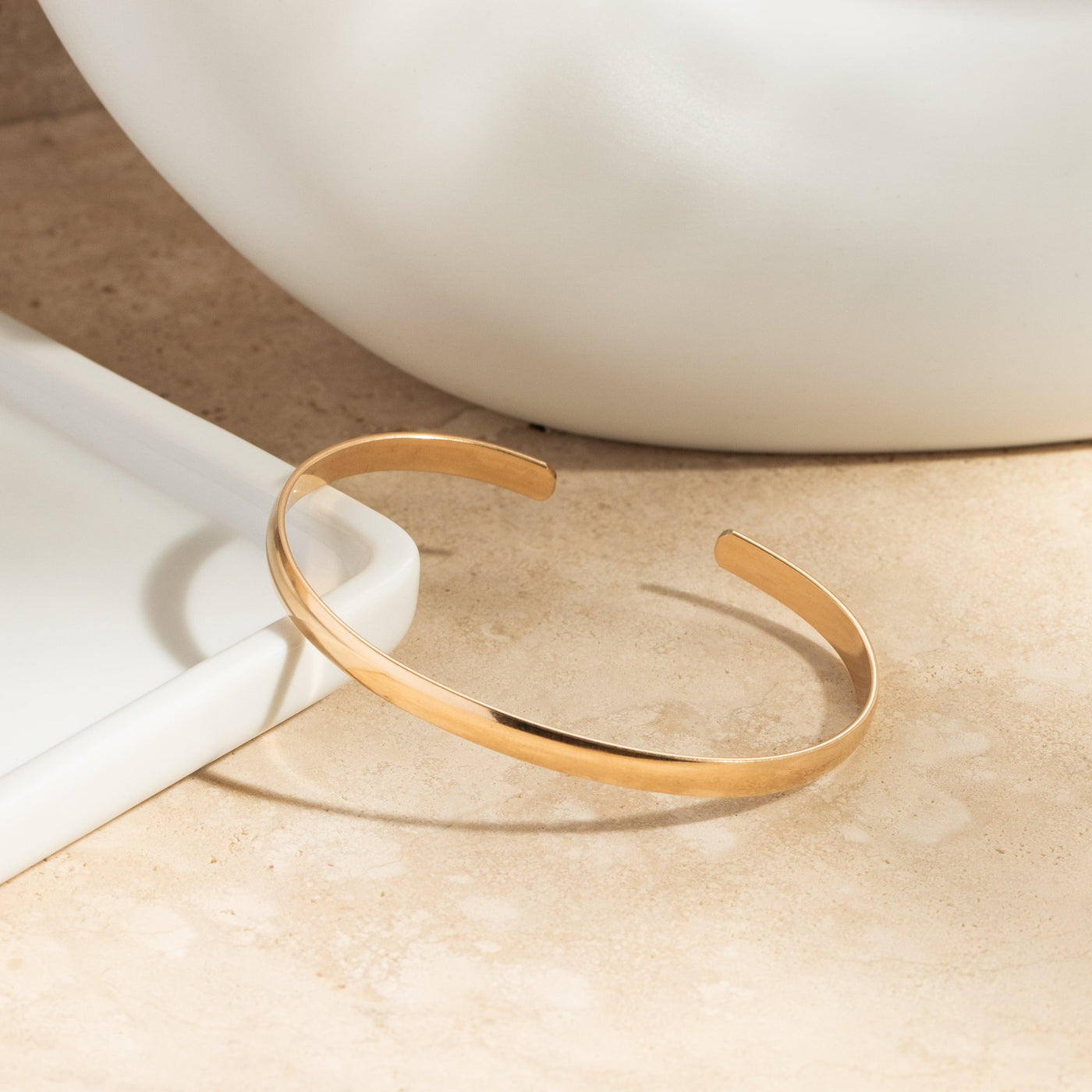 Thick Statement Cuff Bracelet | Simple & Dainty Jewelry