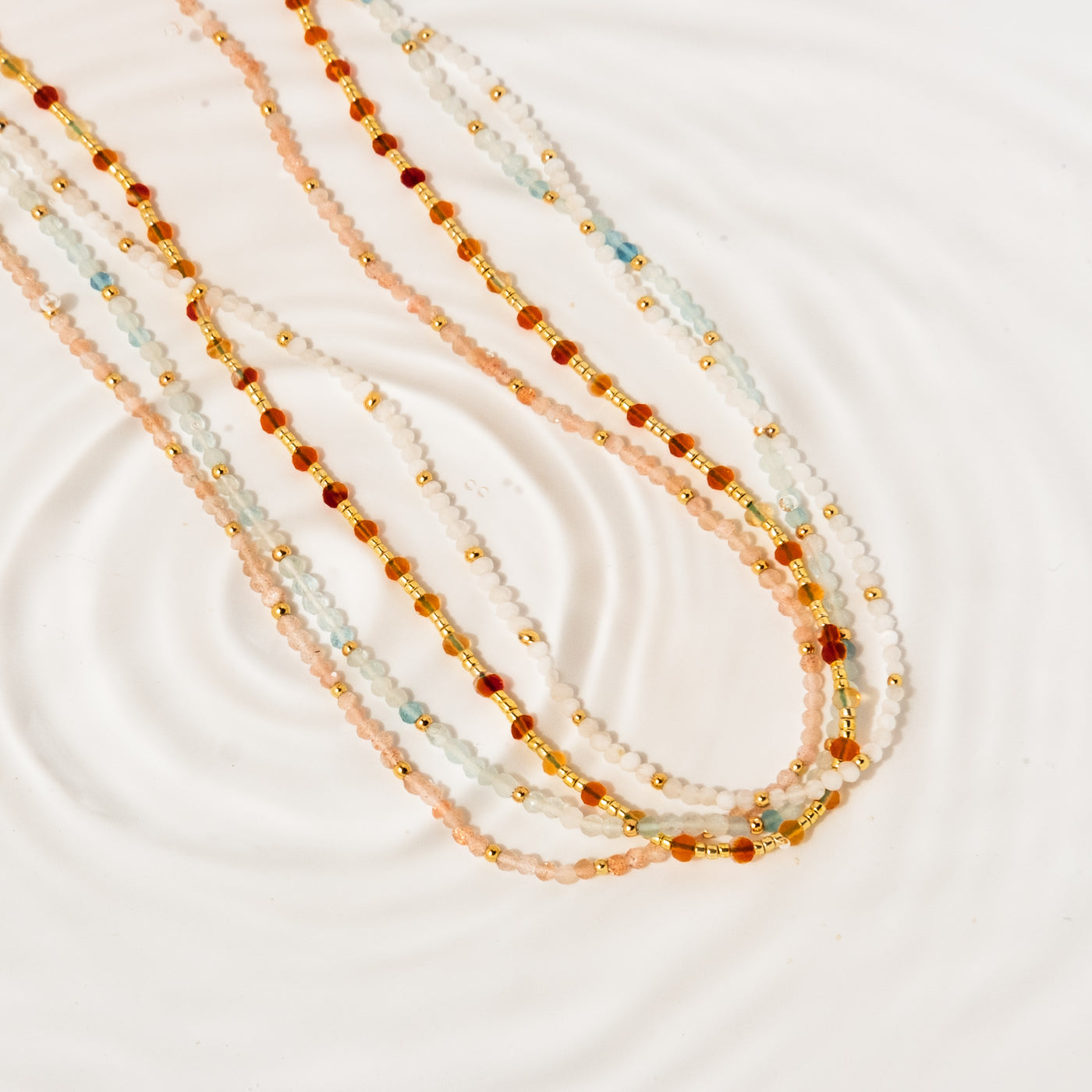 Moonstone Bead Necklace | Simple & Dainty Jewelry