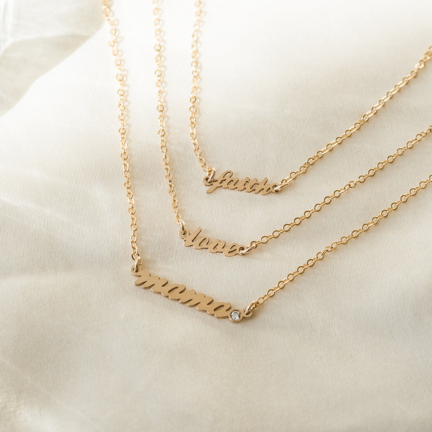 Faith Nameplate Necklace | Simple & Dainty Jewelry