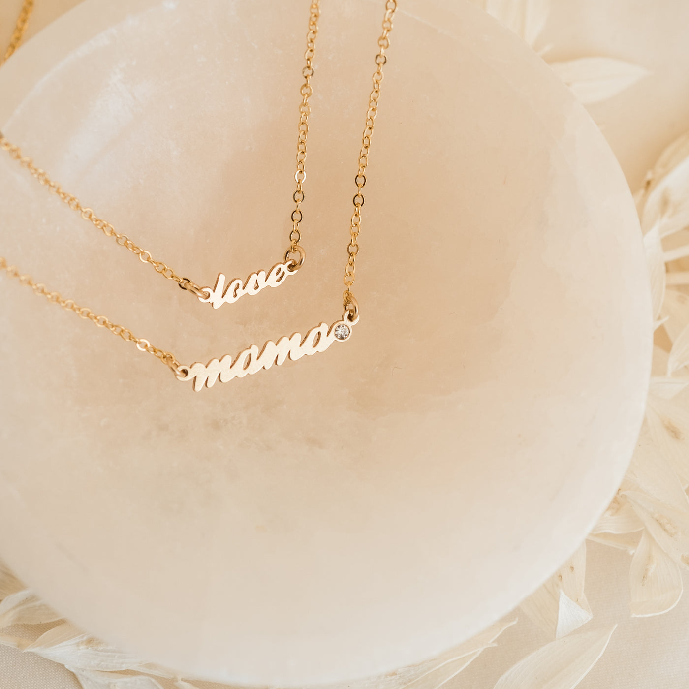 Love Nameplate Necklace | Simple & Dainty Jewelry