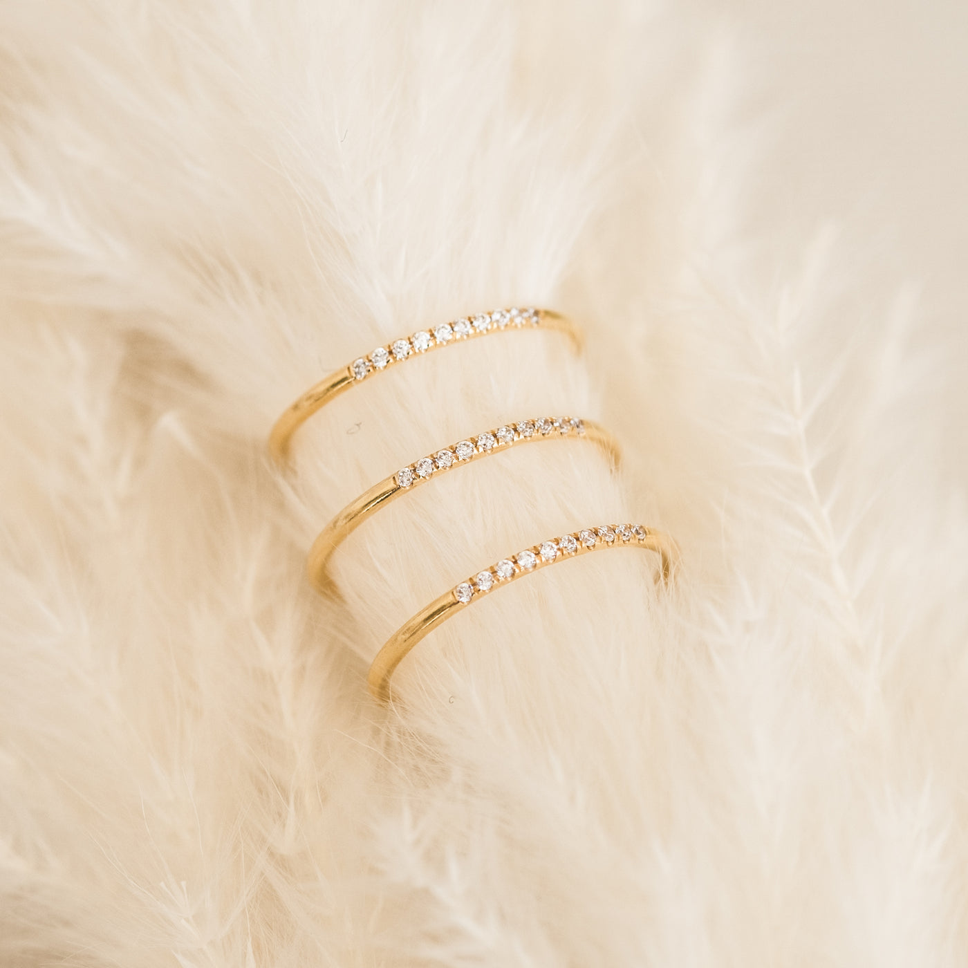Pavé CZ Stacking Ring | Simple & Dainty