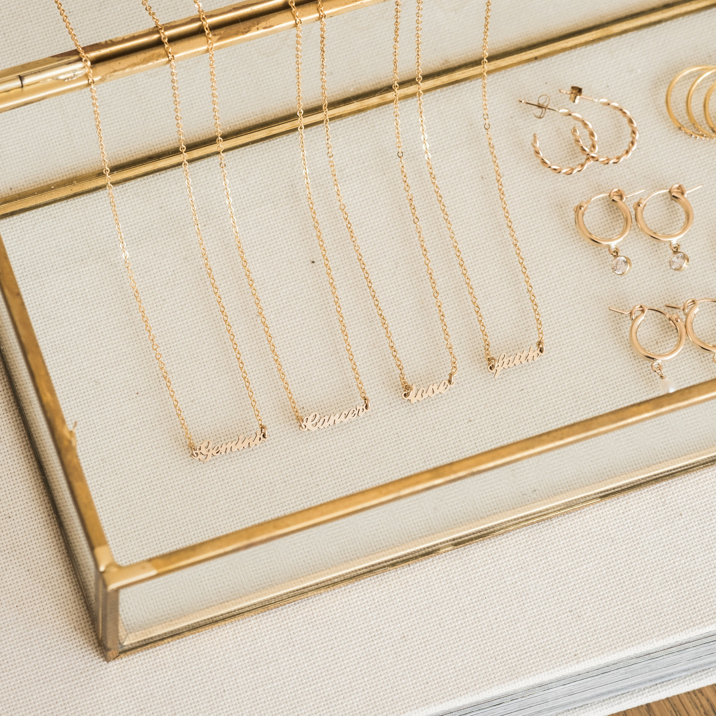 Faith Nameplate Necklace | Simple & Dainty Jewelry