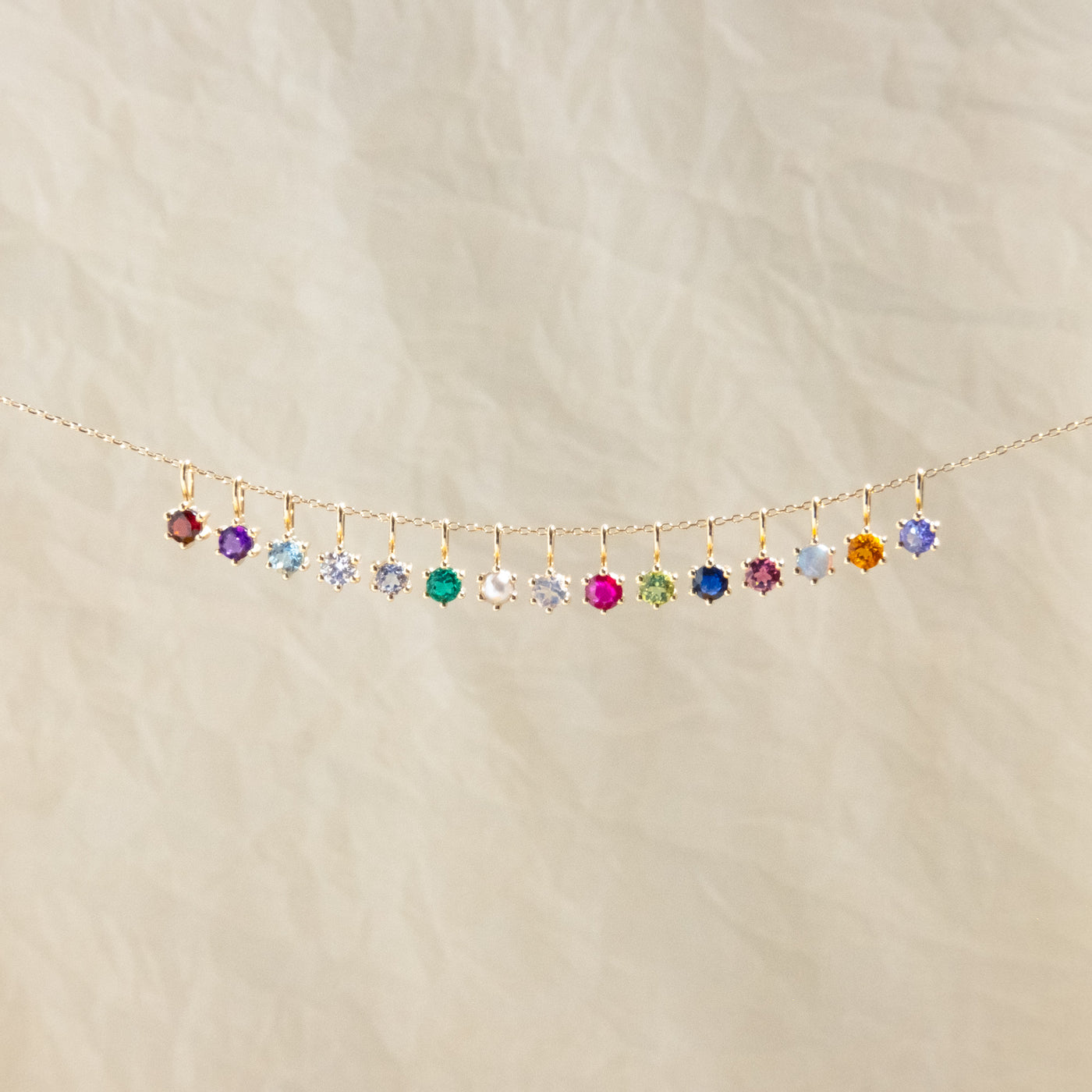 Lab-Grown Diamond Charm (April Birthstone) | Simple & Dainty Jewelry