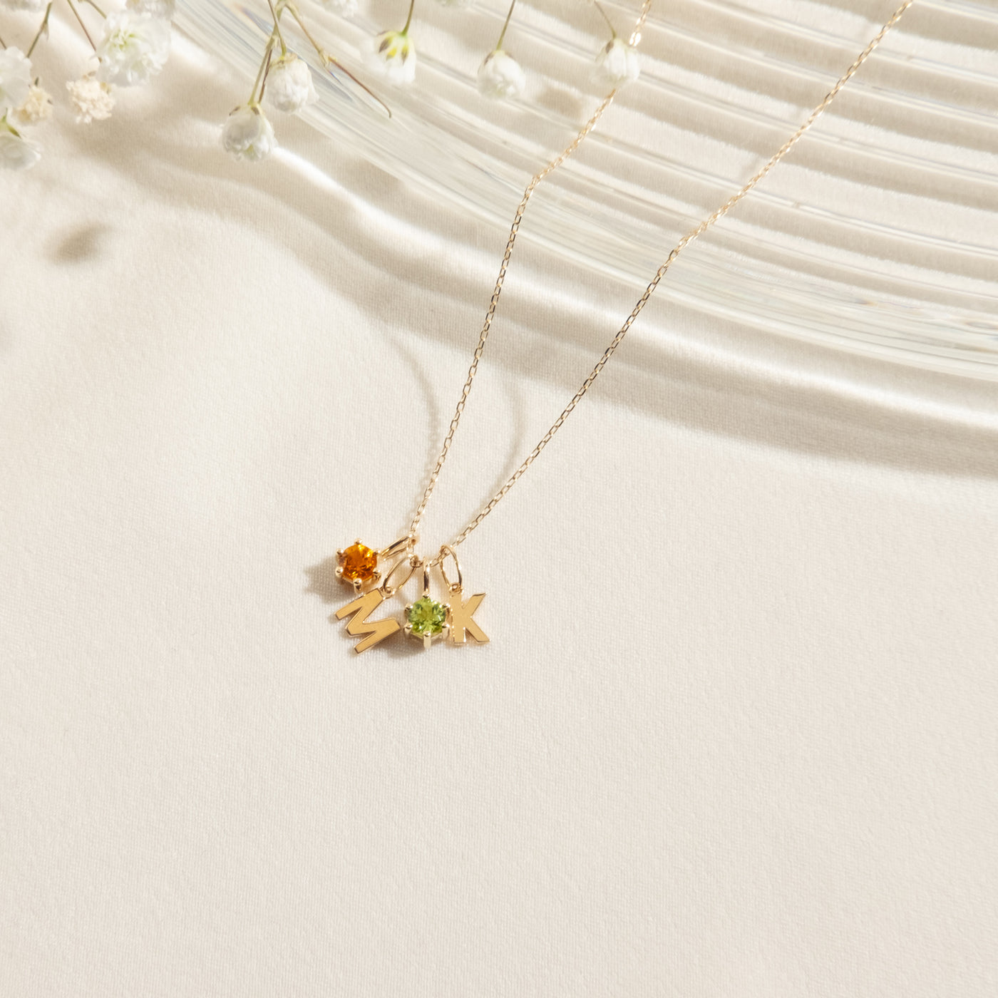 Citrine Charm (November Birthstone) | Simple & Dainty Jewelry