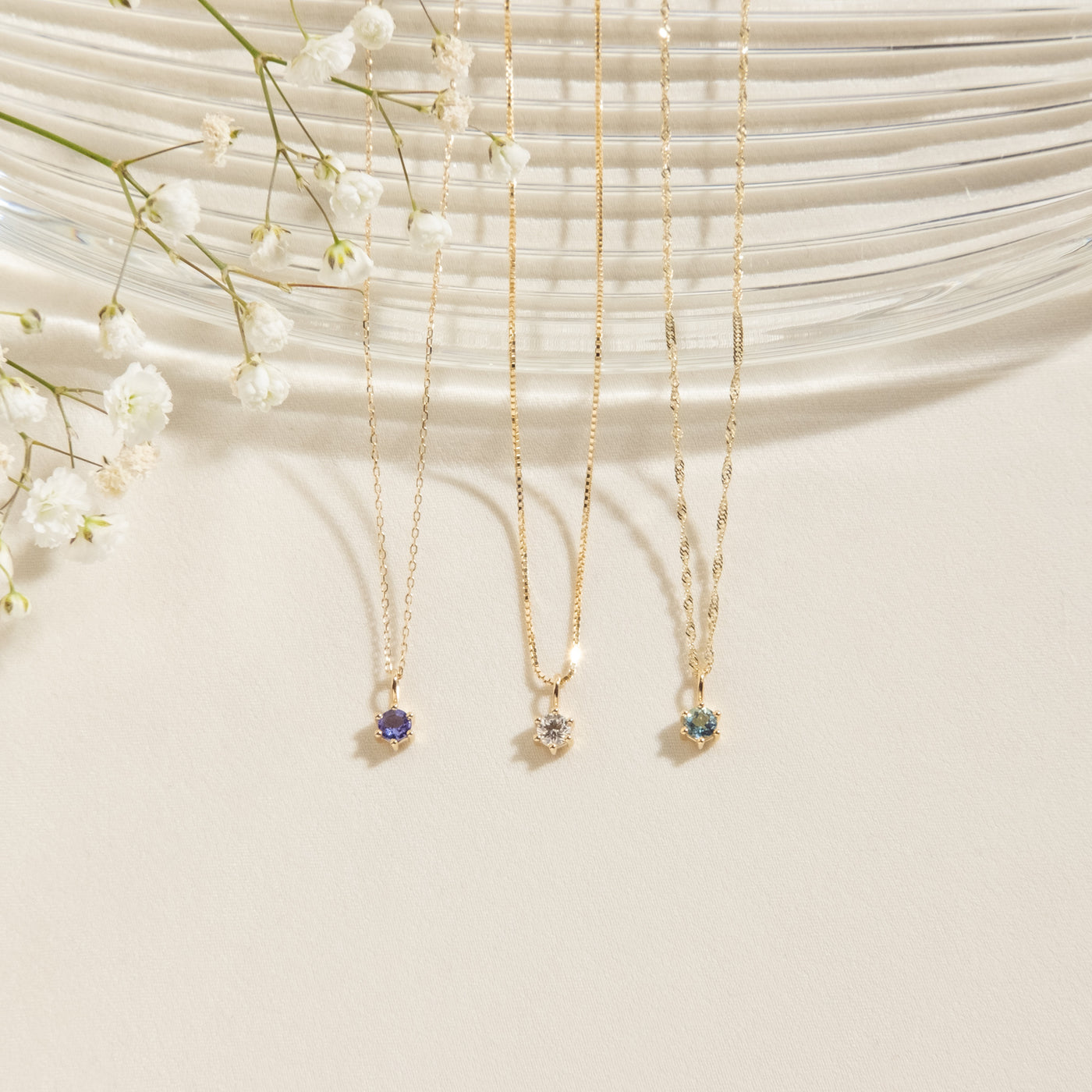 Lab-Grown Diamond Charm (April Birthstone) | Simple & Dainty Jewelry