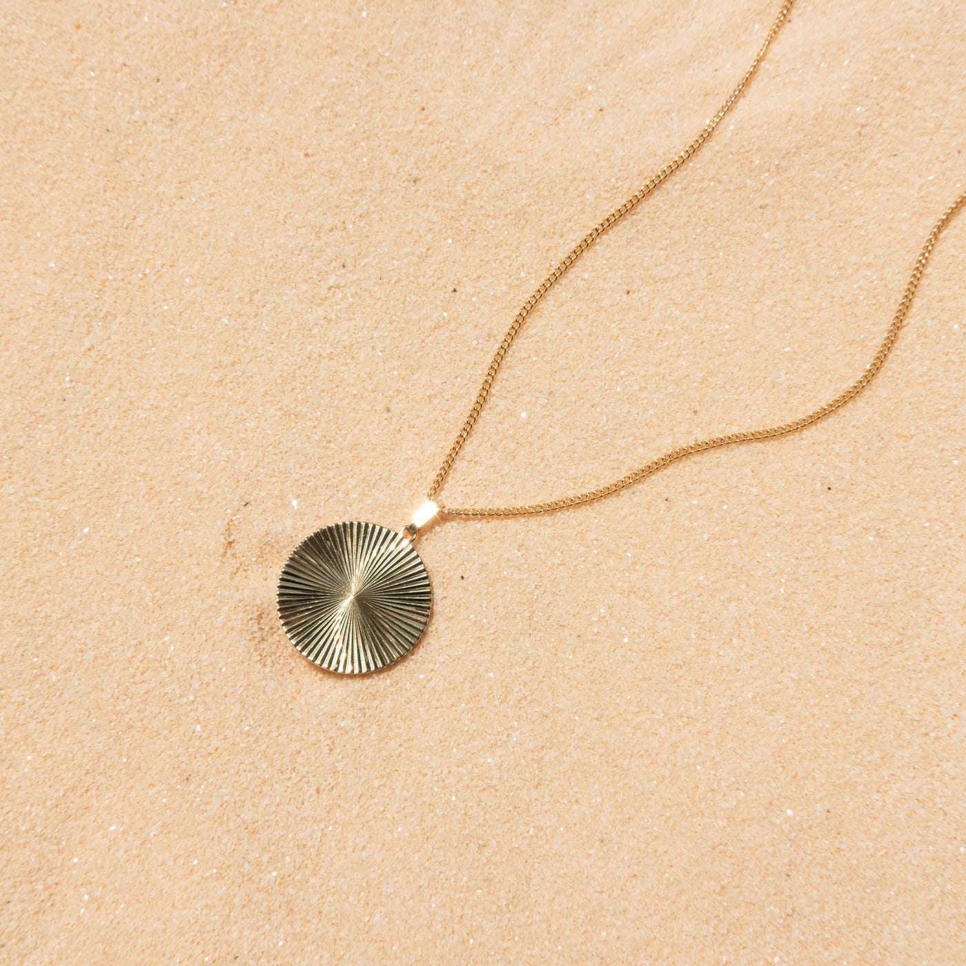 Sunburst Pendant Necklace | Simple & Dainty Jewelry
