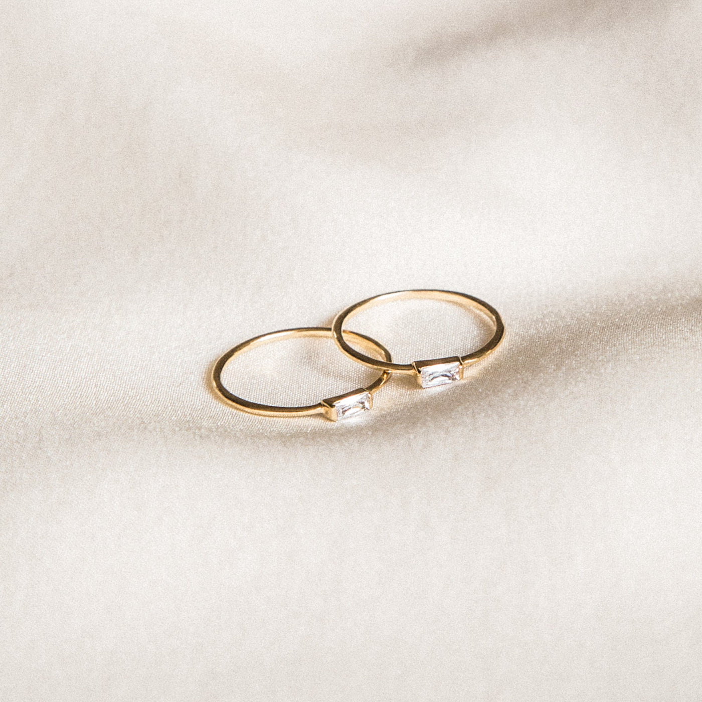 Dainty Baguette Ring | Simple & Dainty Jewelry
