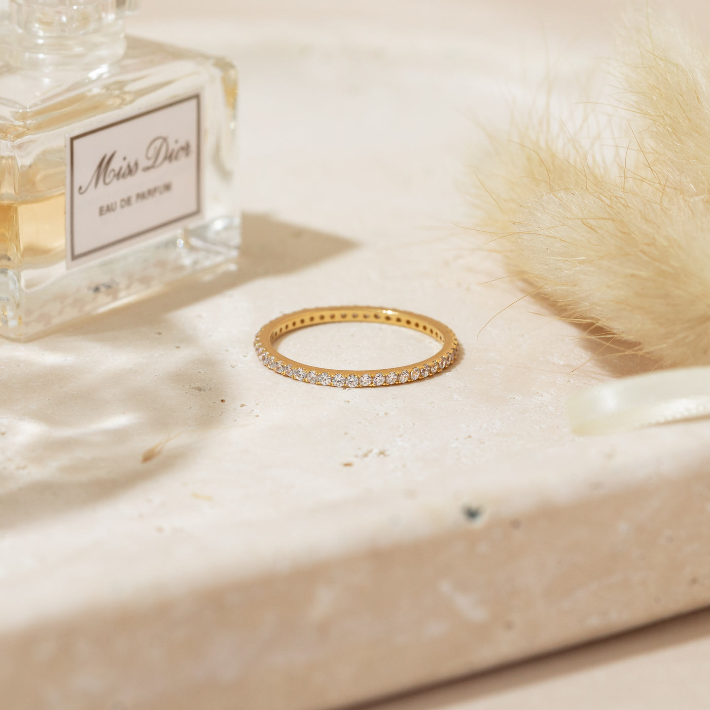 Dainty CZ Eternity Ring | Simple & Dainty Jewelry