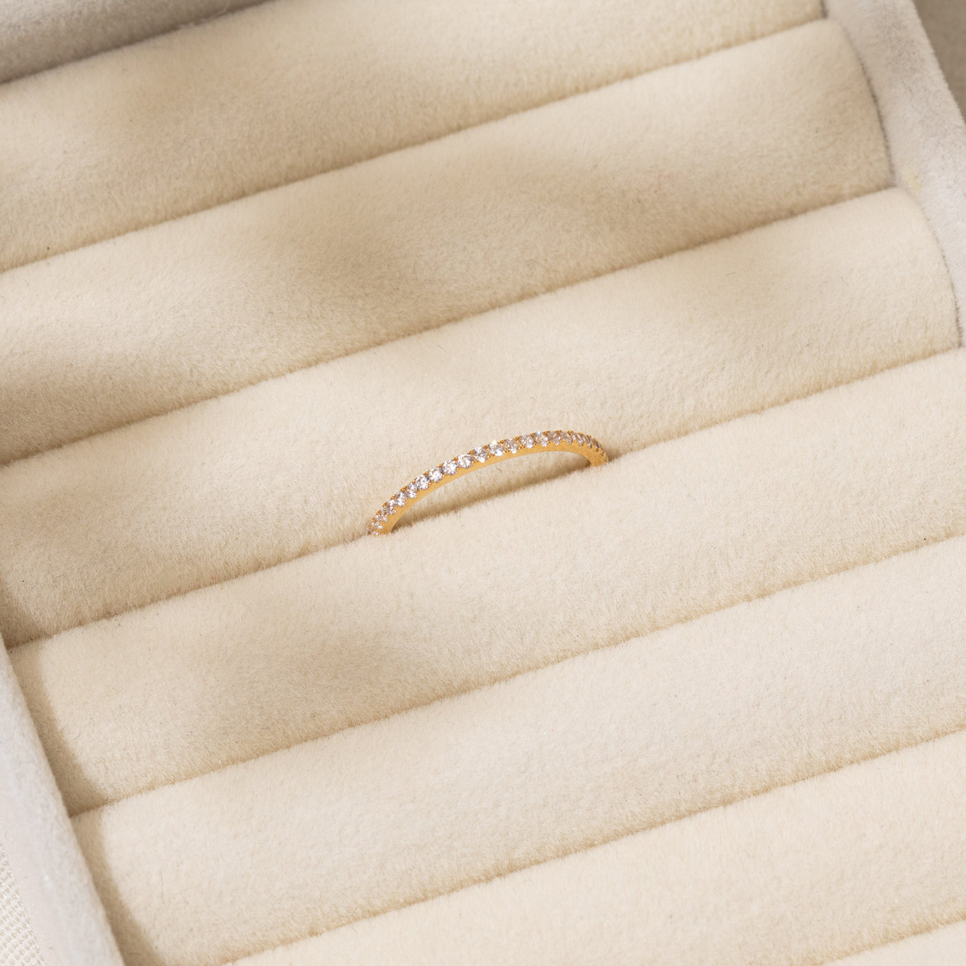 Dainty CZ Eternity Ring | Simple & Dainty Jewelry