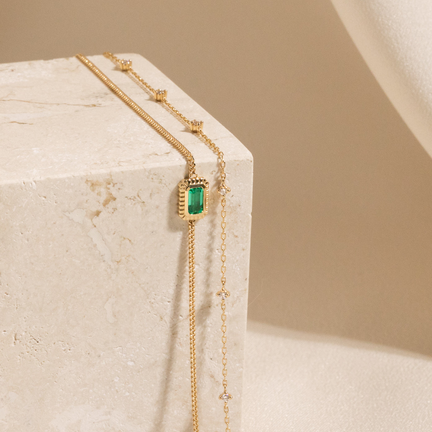 Dainty Diamond Station Bracelet | Simple & Dainty Jewelry