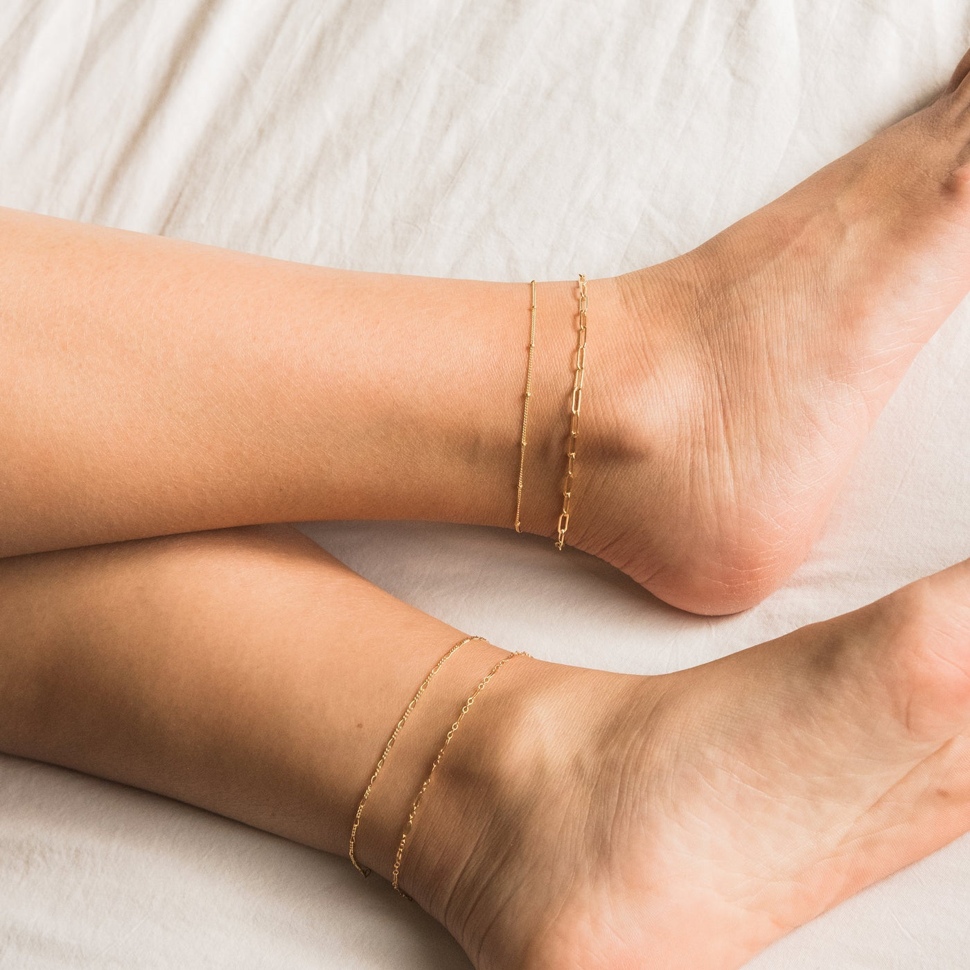 Dainty Lace Chain Anklet | Simple & Dainty Jewelry