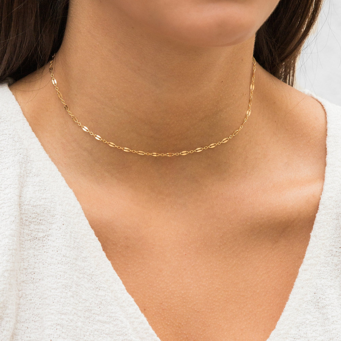 Dainty Lace Chain Necklace | Simple & Dainty Jewelry